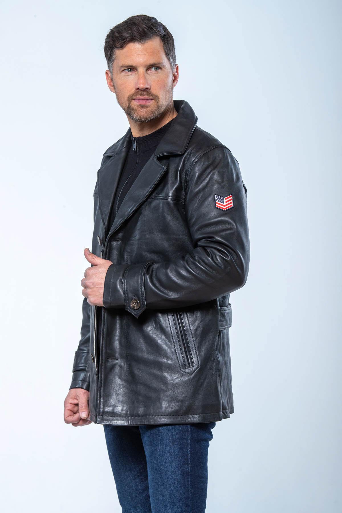 Herren Mantel Steve Mcqueen ANDREW BLACK — Ansicht 3