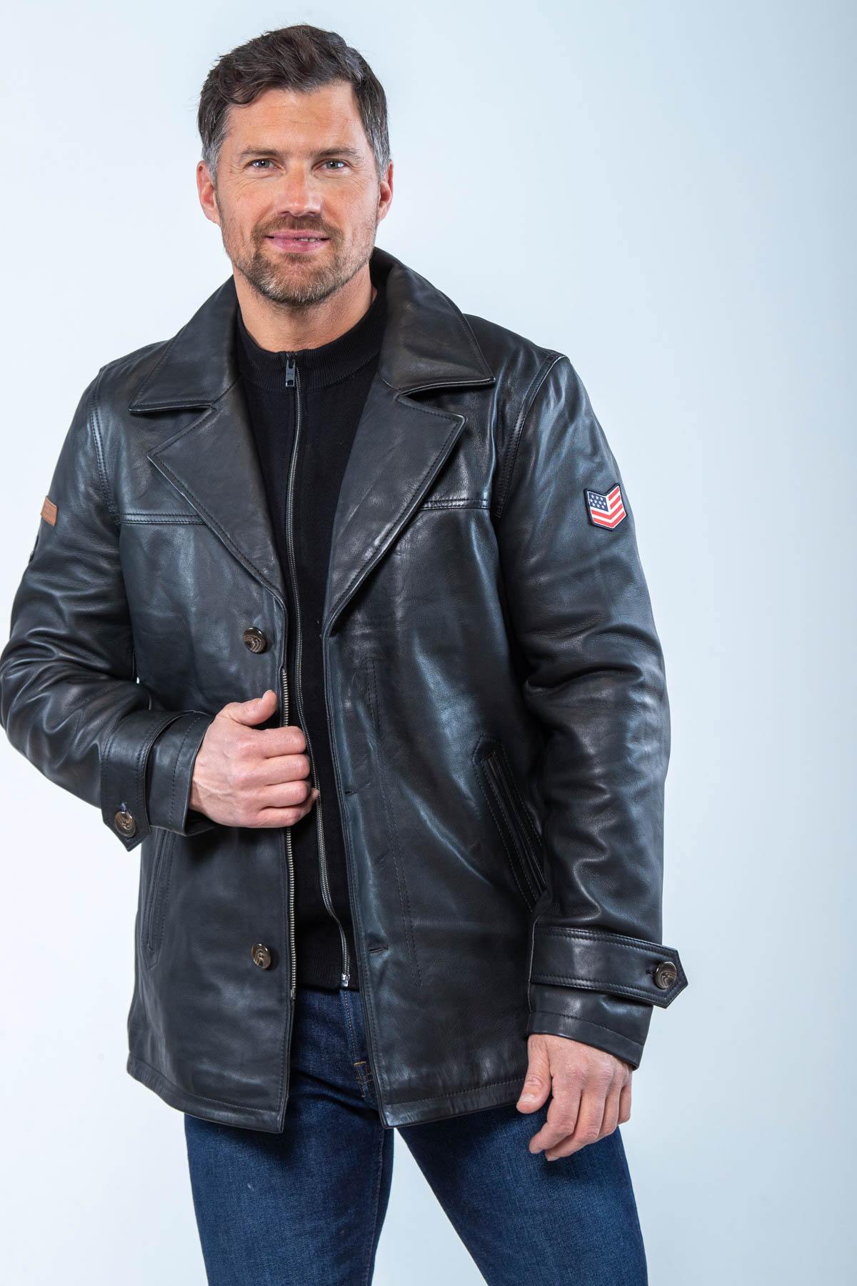 Herren Mantel Steve Mcqueen ANDREW BLACK — Ansicht 7