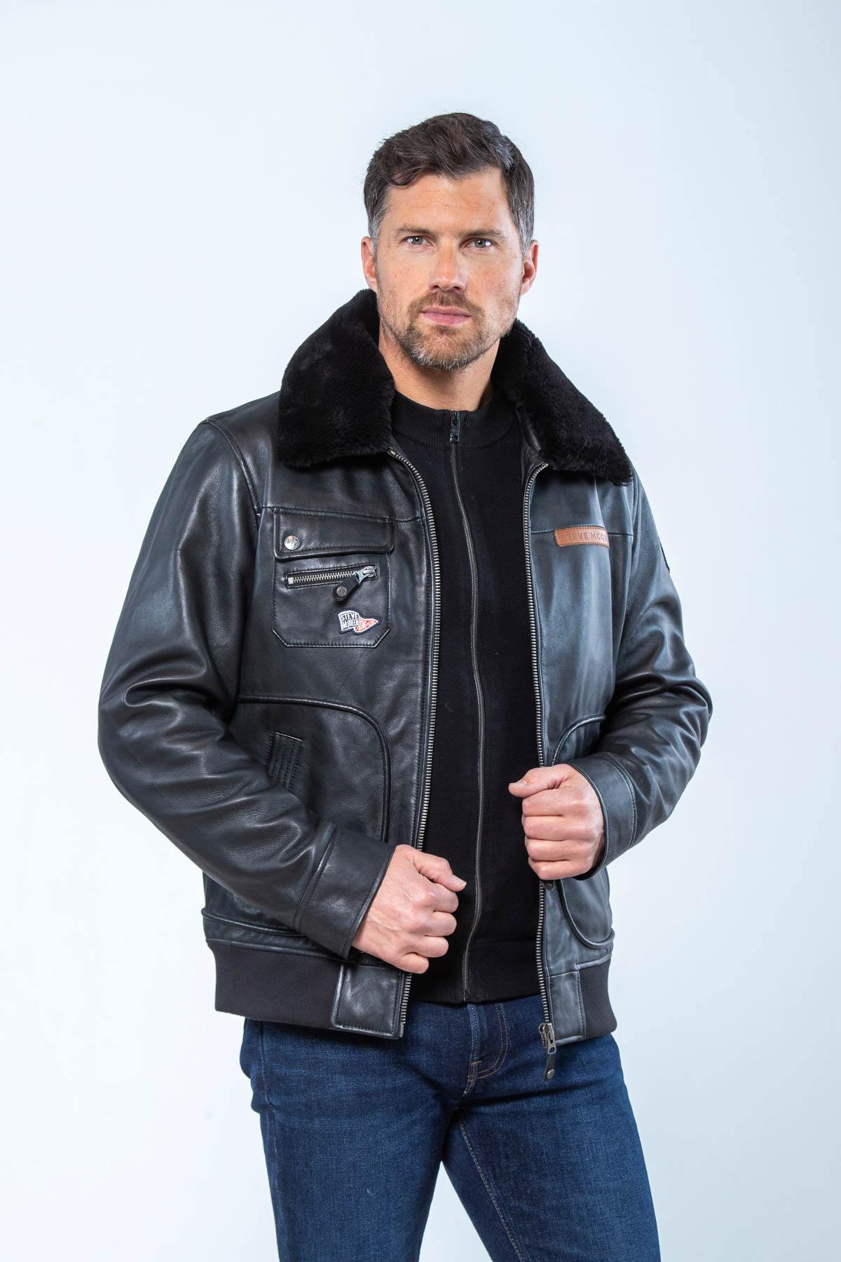 Chaqueta Hombre Steve Mcqueen GAVIN BLACK — vista 7