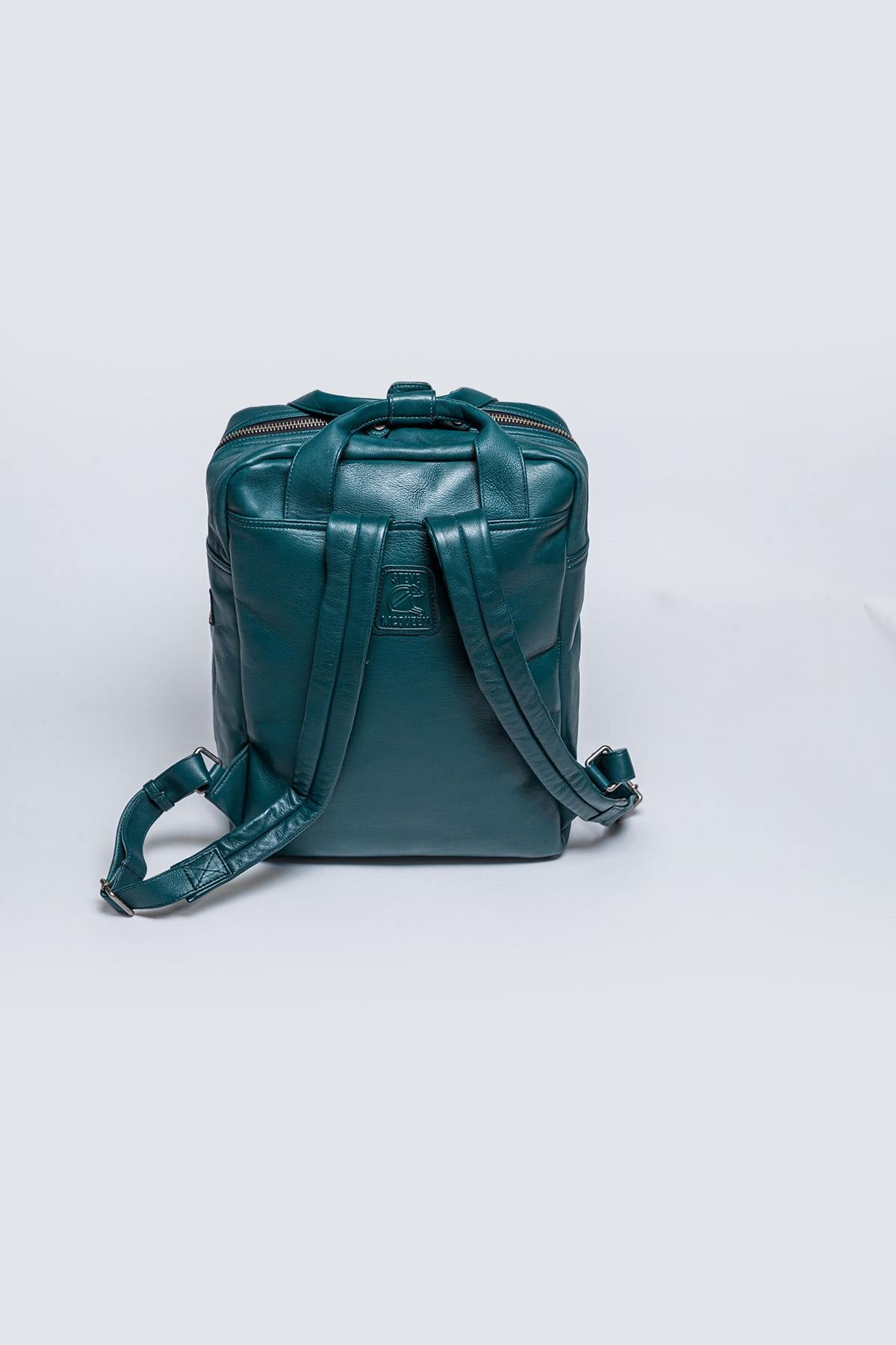 Bolsos Hombre Steve Mcqueen NINE BACKPACK PETROL — vista 2
