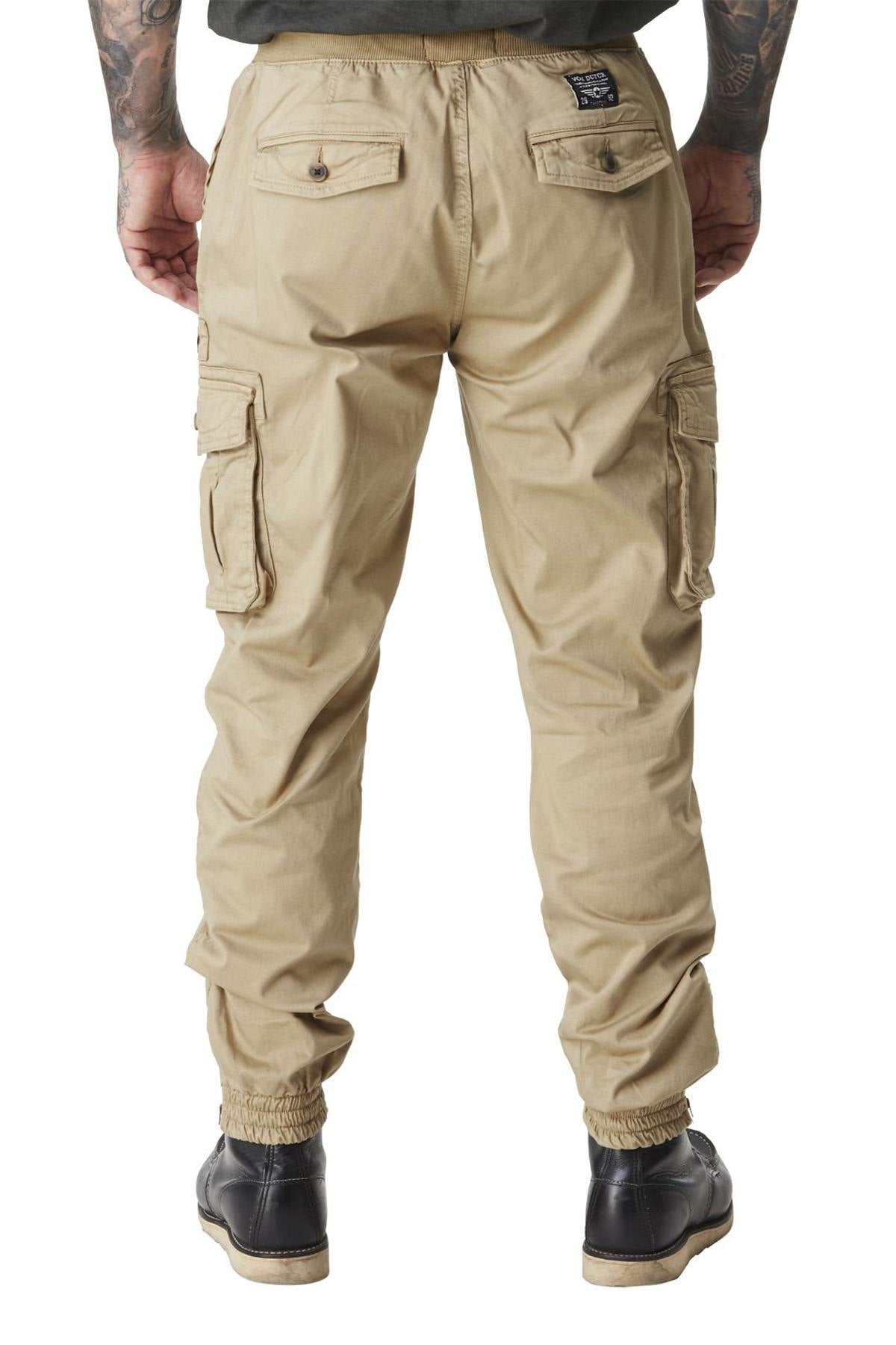 Pantalon Hombre Von Dutch PANTALON MICK BEIGE — vista 2