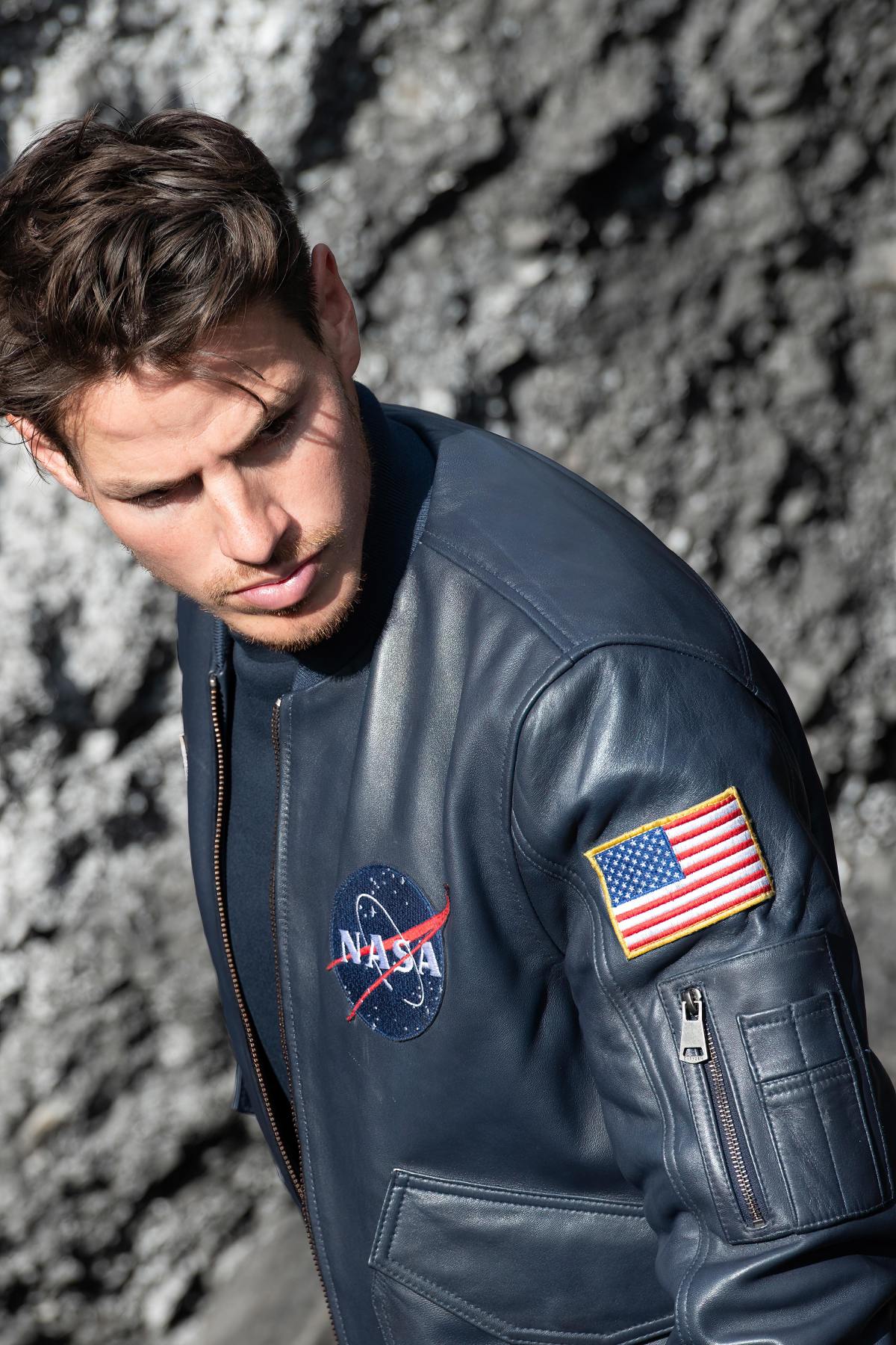 Chaqueta Hombre NASA ODYSSEY NAVY BLUE — vista 13
