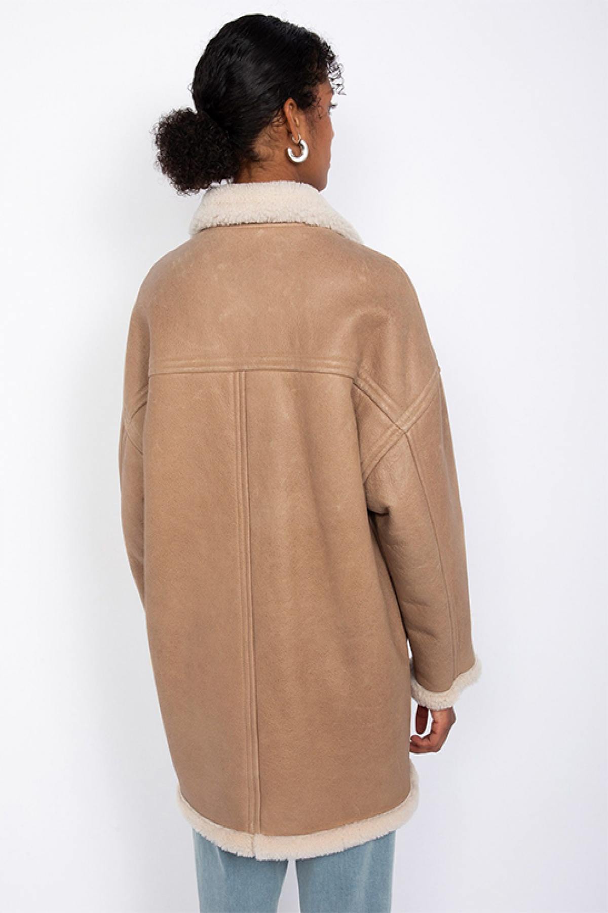 Damen Mantel Schott LCWJADE SAND — Ansicht 4