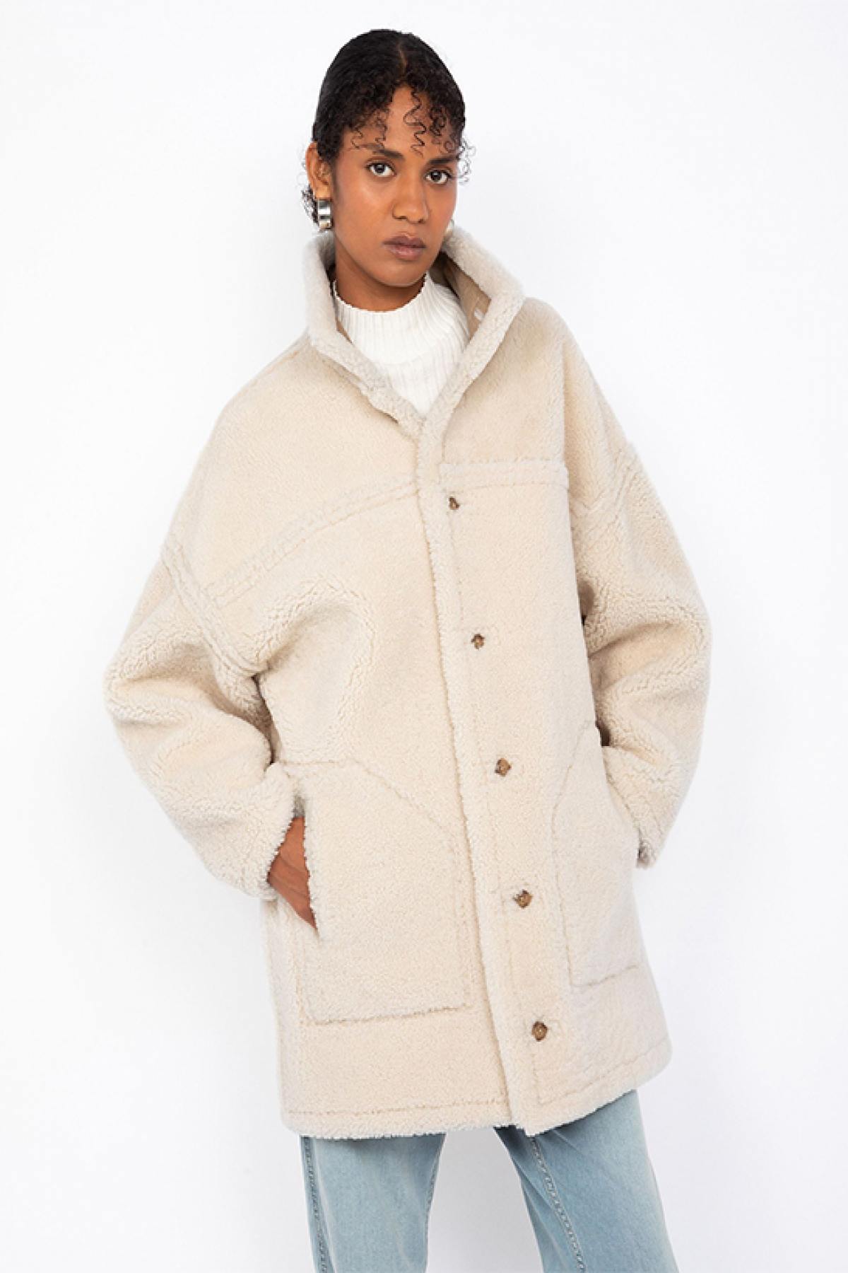 Damen Mantel Schott LCWJADE SAND — Ansicht 2