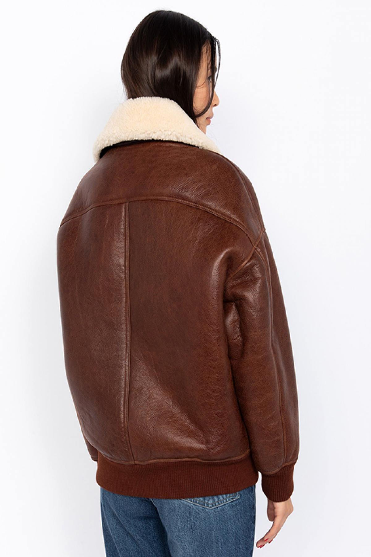 Damen Jacke Schott LCWELISA MOKA — Ansicht 3