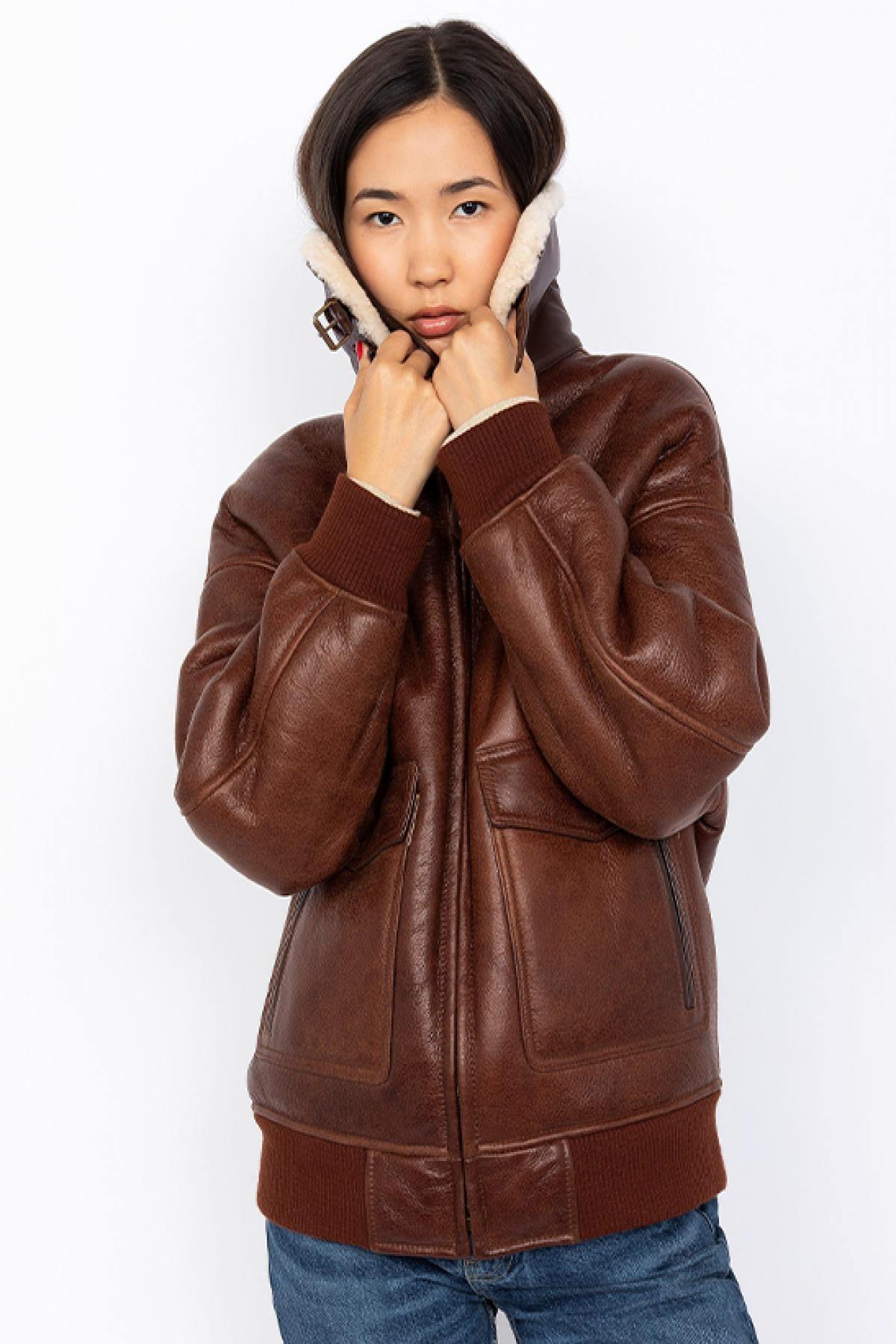 Damen Jacke Schott LCWELISA MOKA — Ansicht 2