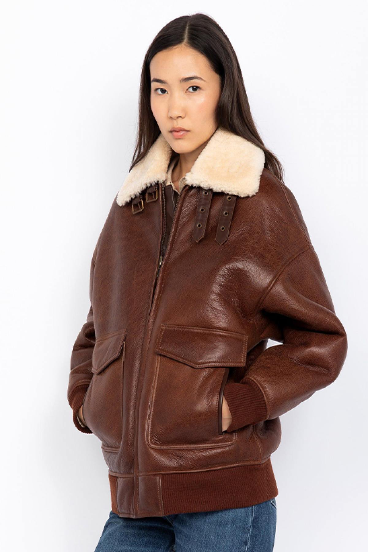 Damen Jacke Schott LCWELISA MOKA — Ansicht 9