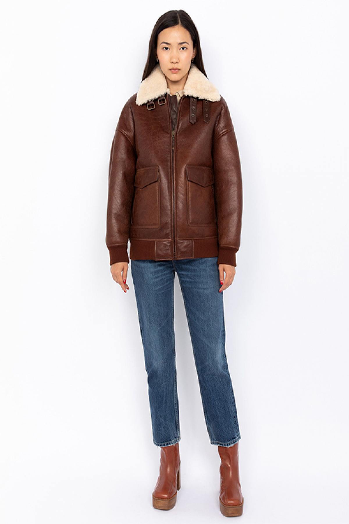 Damen Jacke Schott LCWELISA MOKA — Ansicht 5