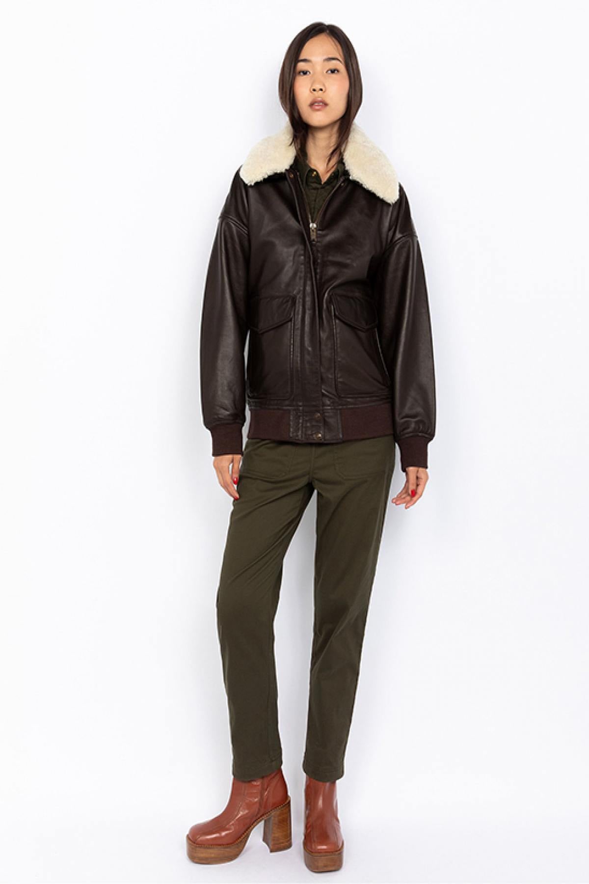 Damen Jacke Schott LCWDAISY2 BROWN — Ansicht 4