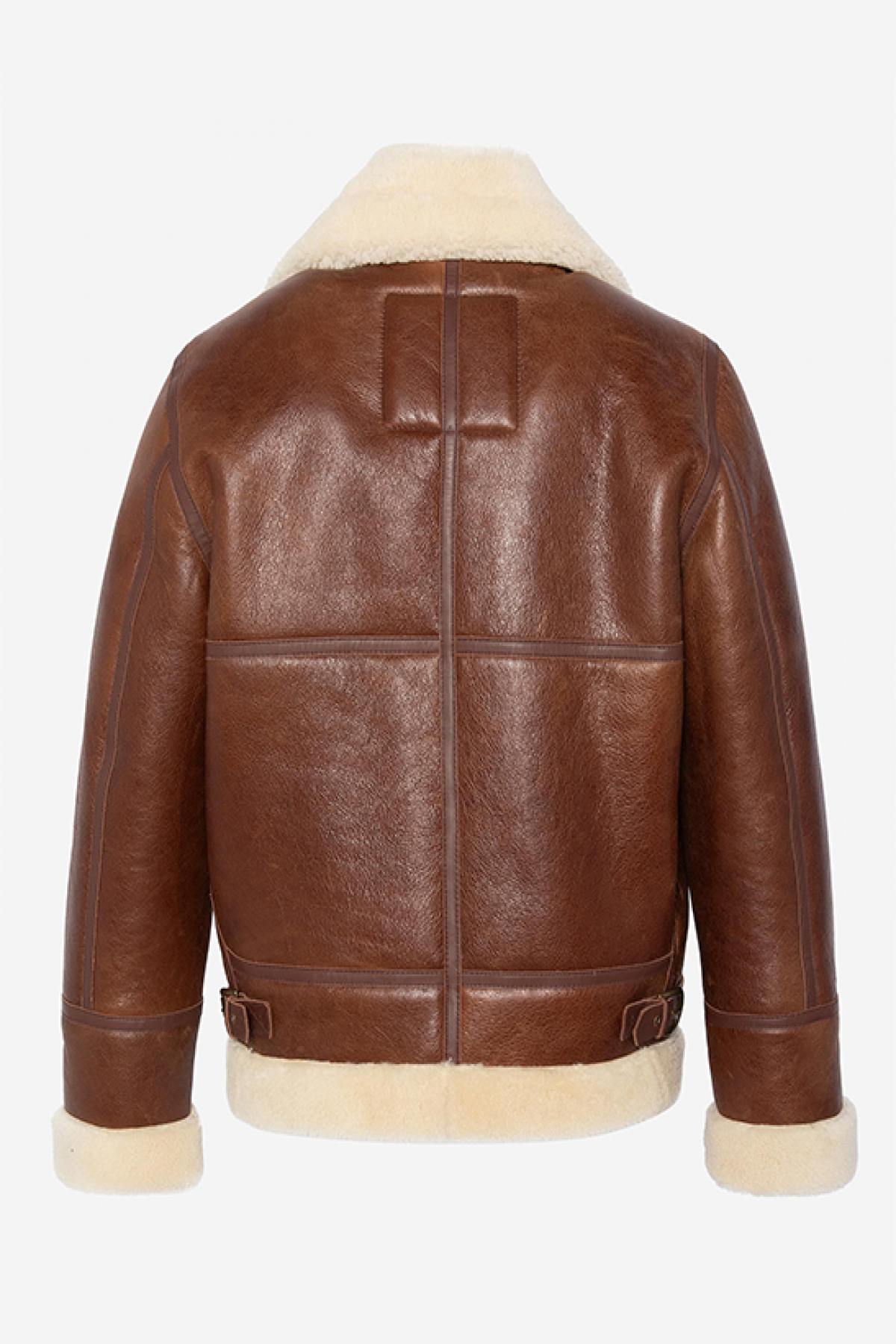 Giacche Uomo Schott LC1259 MOKA — vista 7