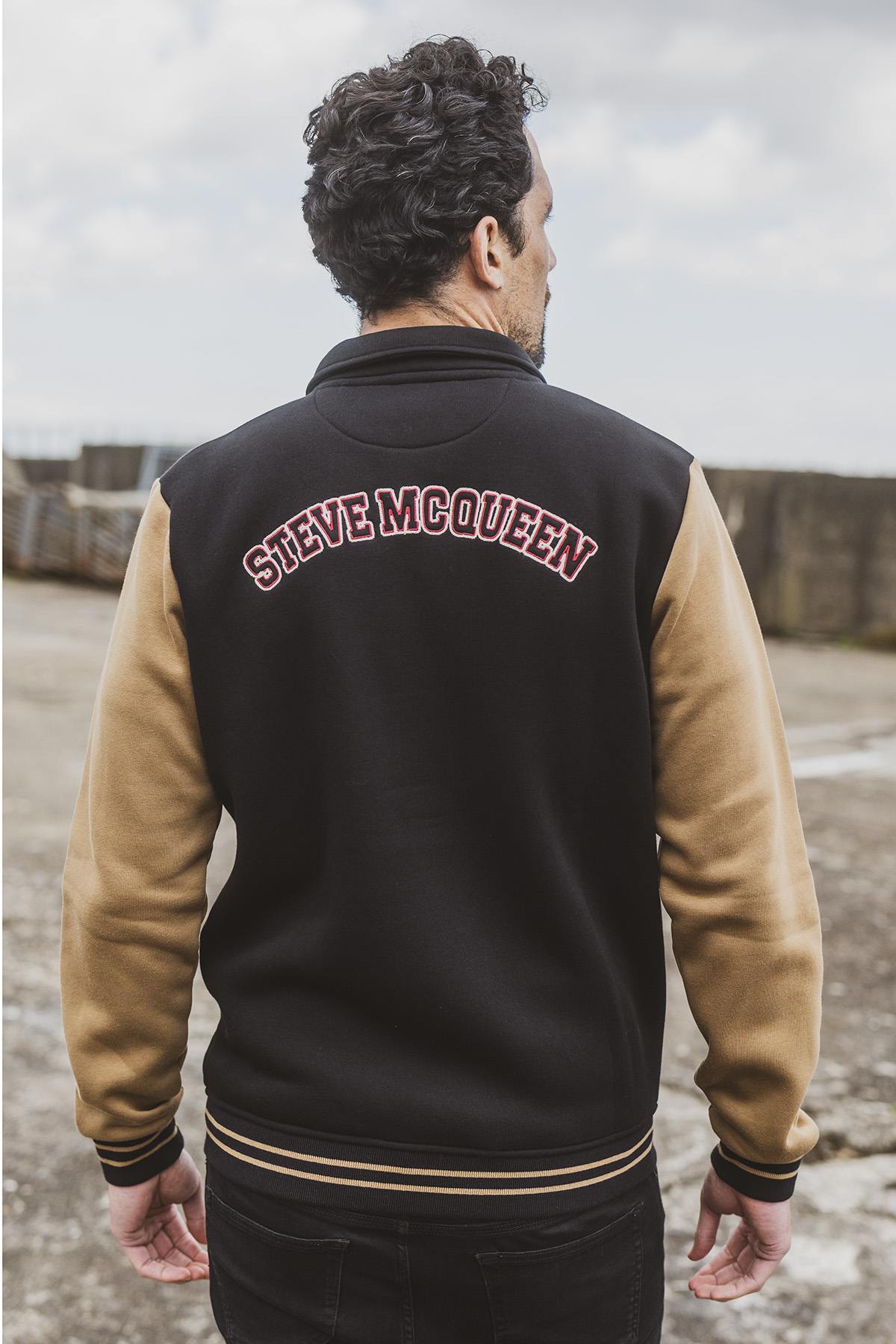 Herren Jacke Steve Mcqueen SWEATSHIRT SSM03-005 NOIR — Ansicht 2