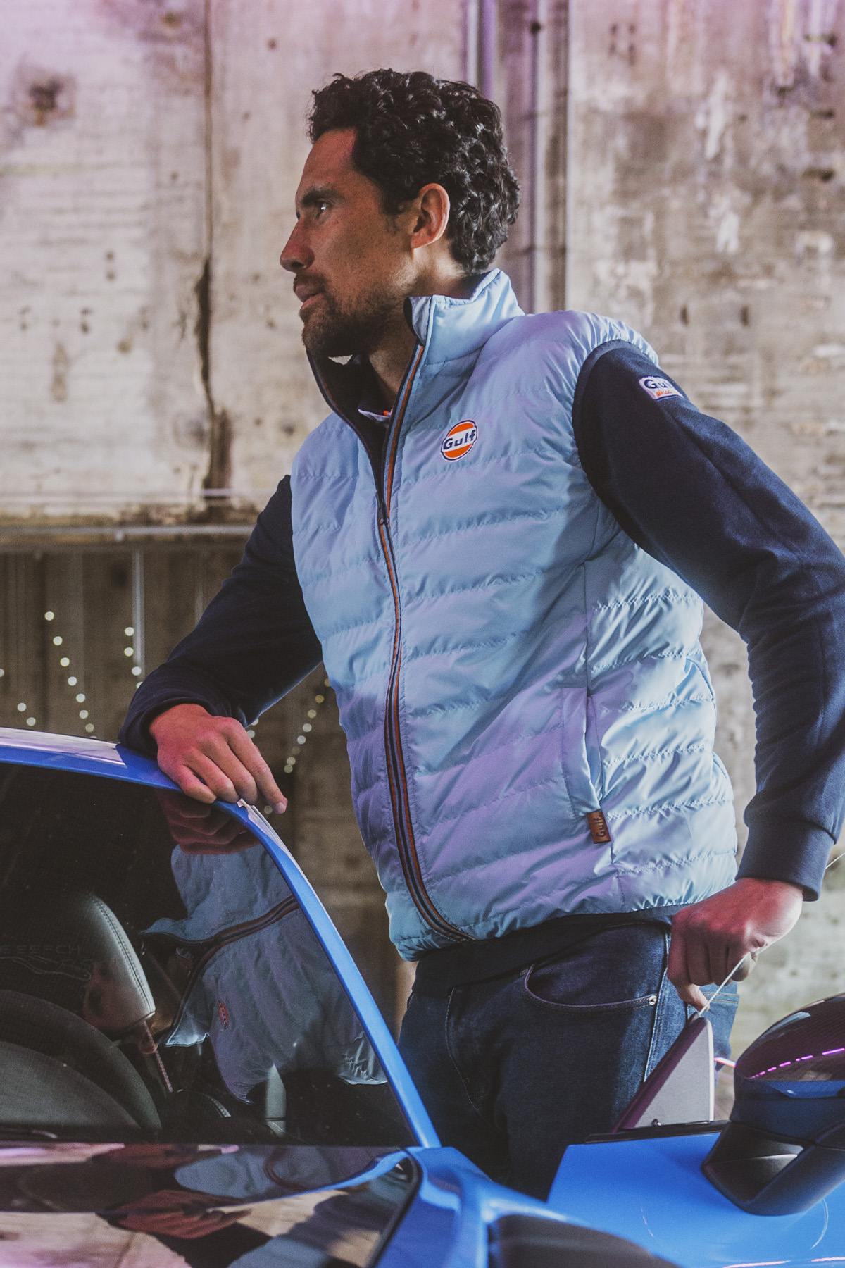Chaqueta Hombre Gulf KS552-225 NAVY BLUE/LIGHT BLUE — vista 1