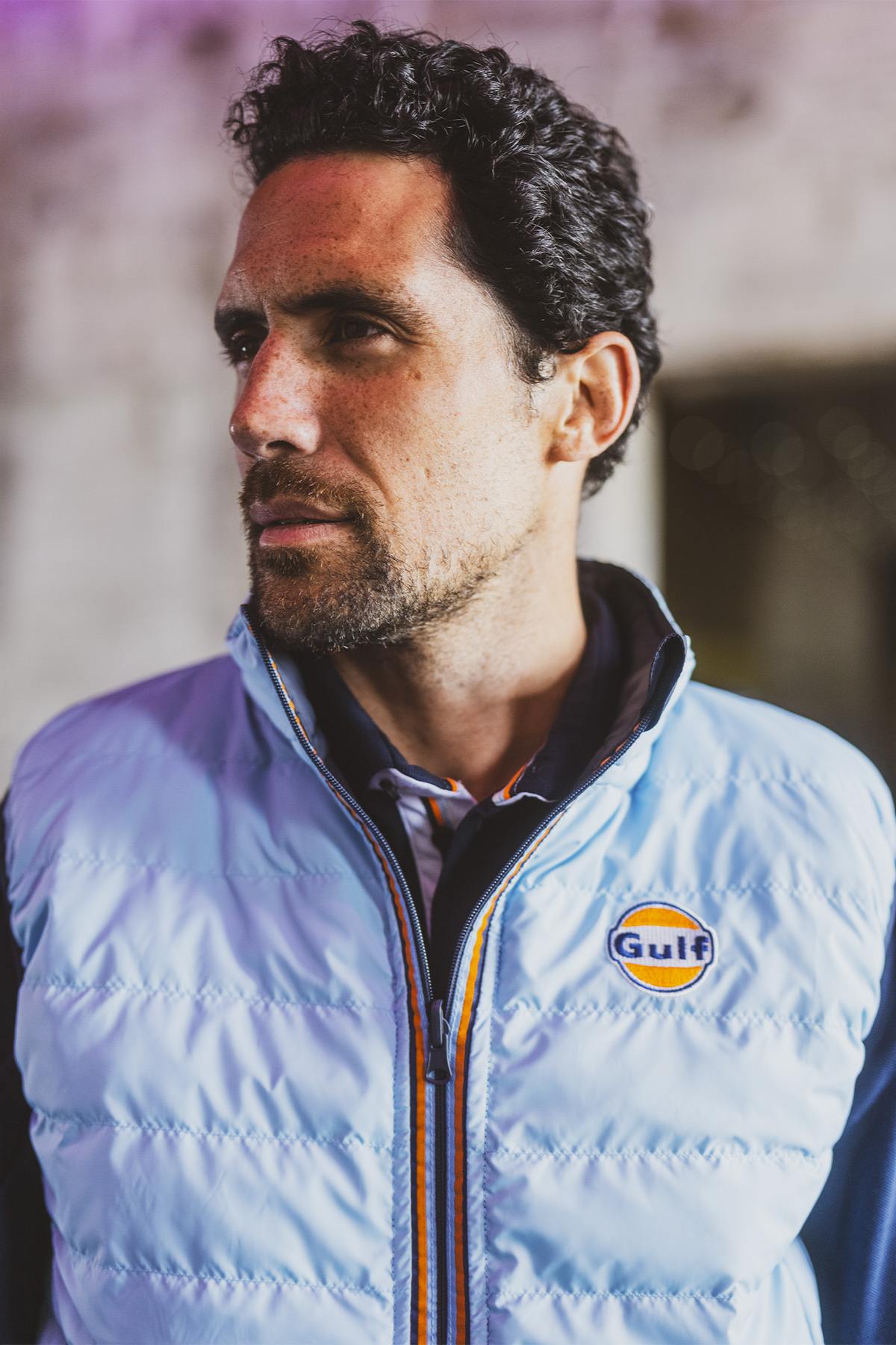 Chaqueta Hombre Gulf KS552-225 NAVY BLUE/LIGHT BLUE — vista 6