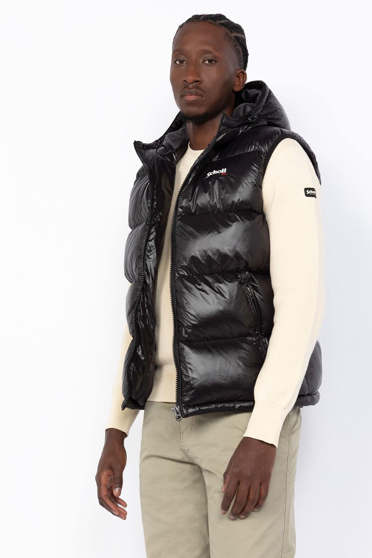 Herren Jacke Schott COLUMBUS2V BLACK — Ansicht 5