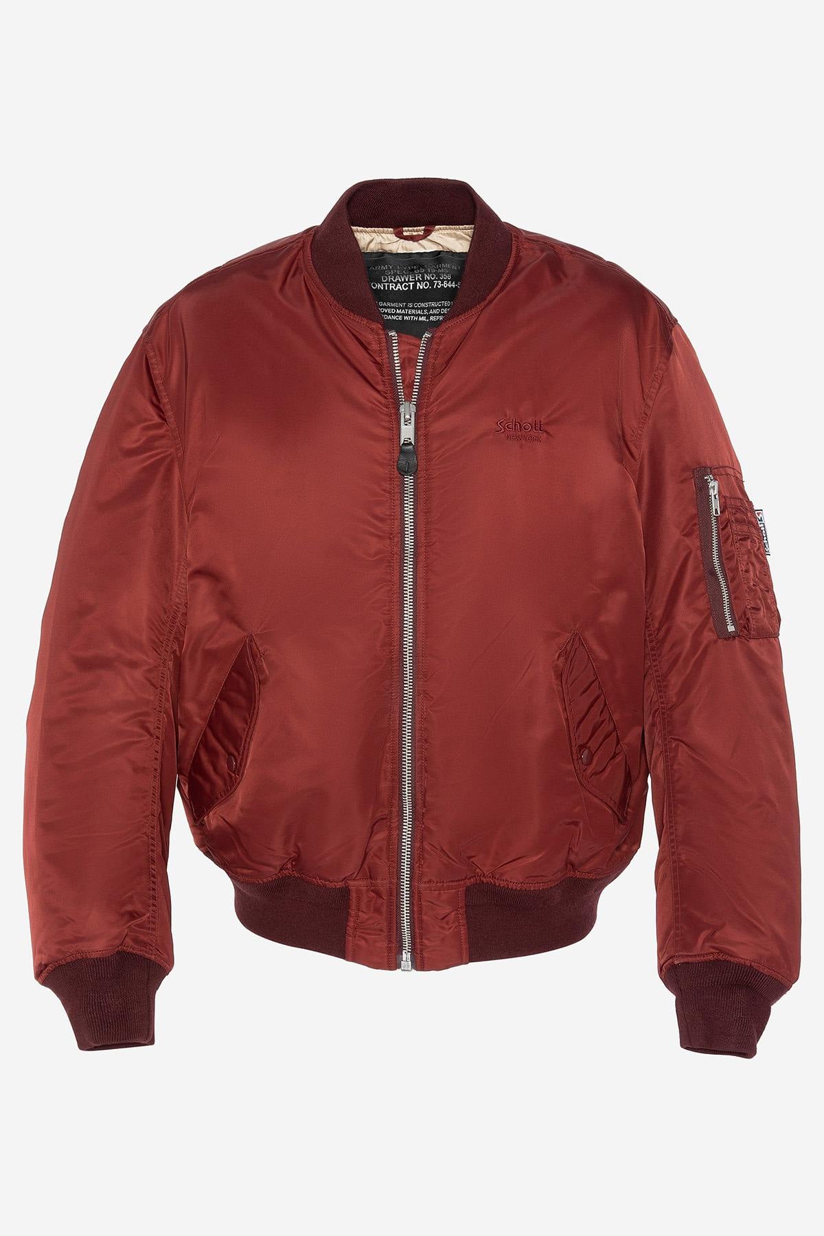 Herren Jacke Schott MACAMPSRS CORDOVAN — Ansicht 1