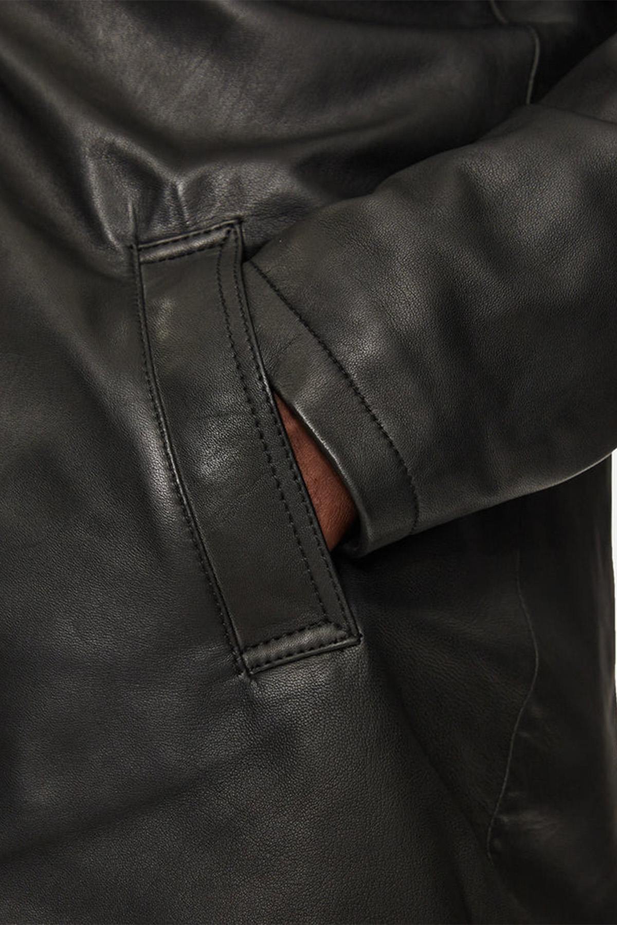 Herren Mantel Serge Pariente PARKA ORIO BLACK — Ansicht 5