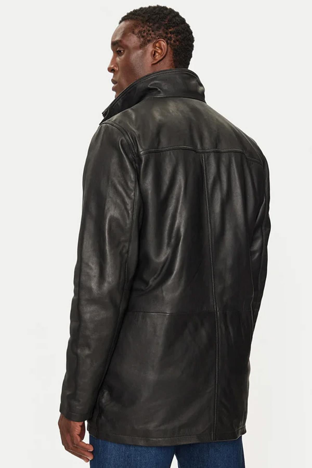 Herren Mantel Serge Pariente PARKA ORIO BLACK — Ansicht 3