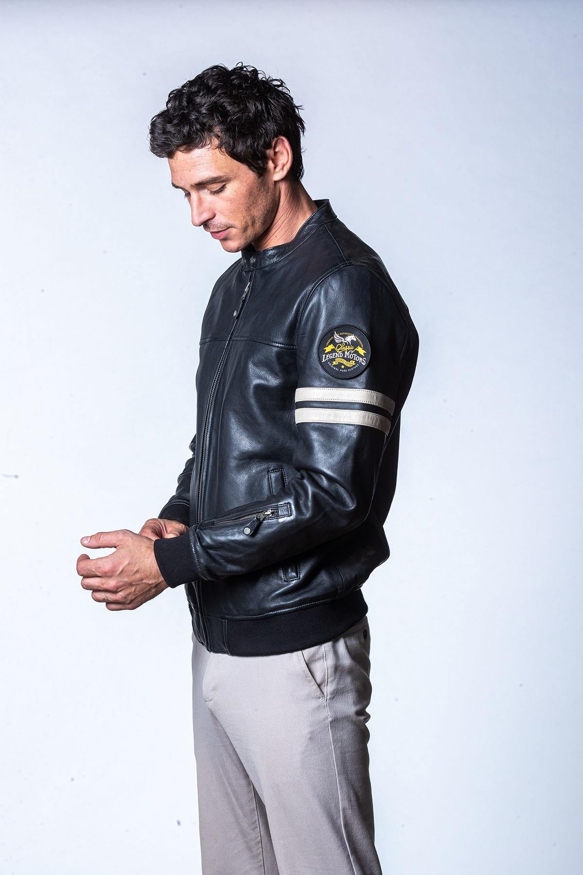 Chaqueta Hombre Classic Legend Motors MILES CLM BLACK — vista 5