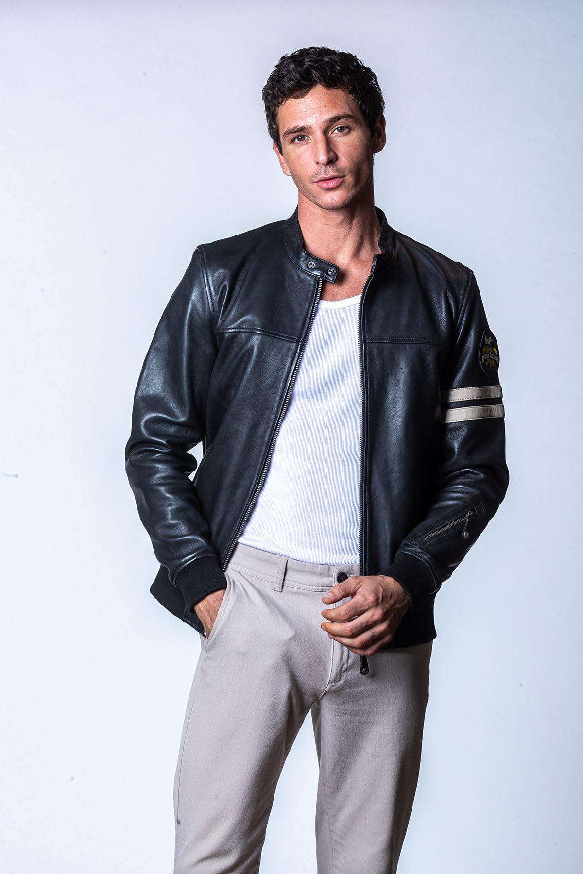 Chaqueta Hombre Classic Legend Motors MILES CLM BLACK — vista 3