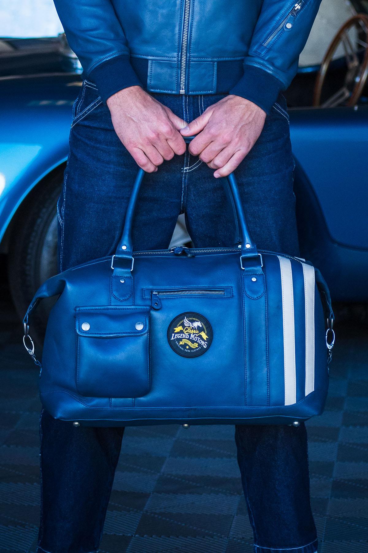 Bolsos Hombre Classic Legend Motors GASTON CLM 48H ROYAL BLUE — vista 1