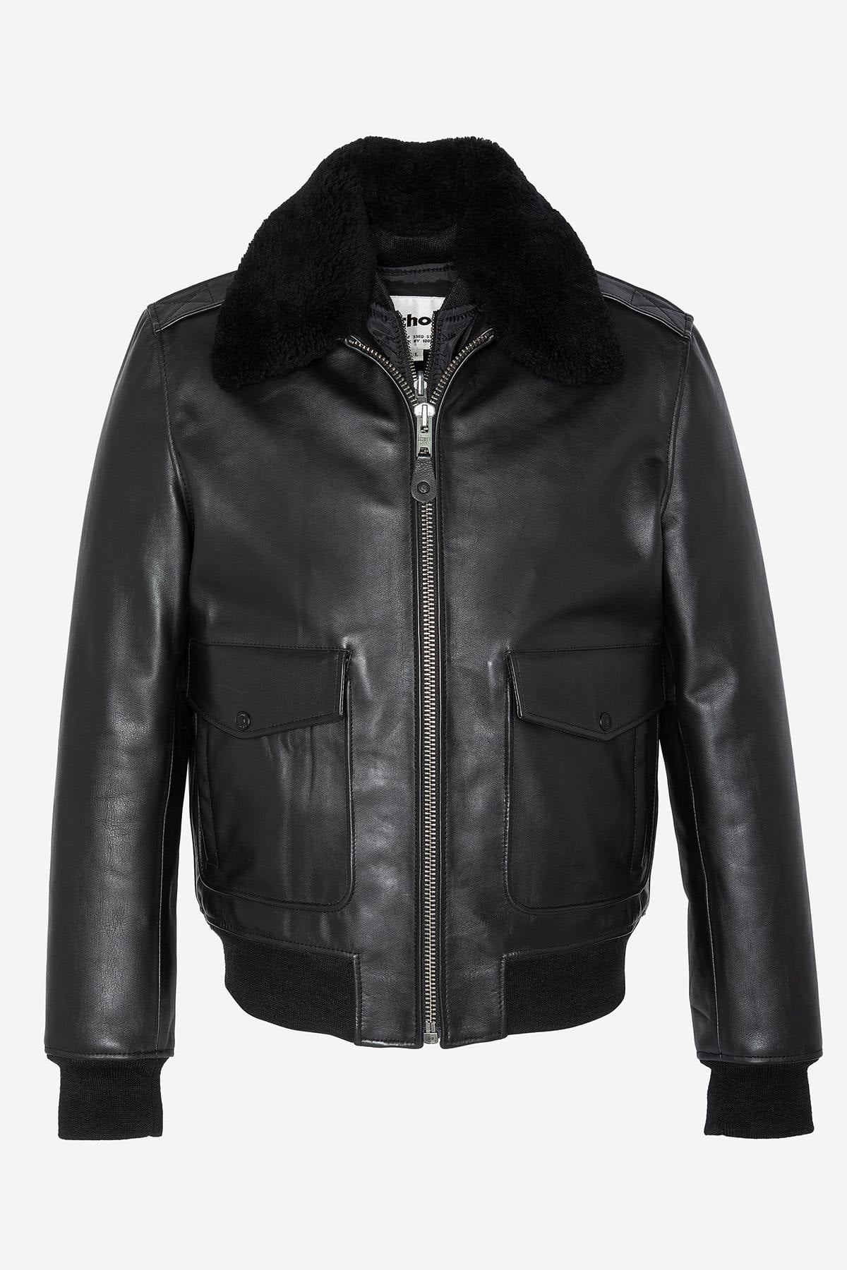 Chaqueta Hombre Schott LCFLYW22 BLACK — vista 8
