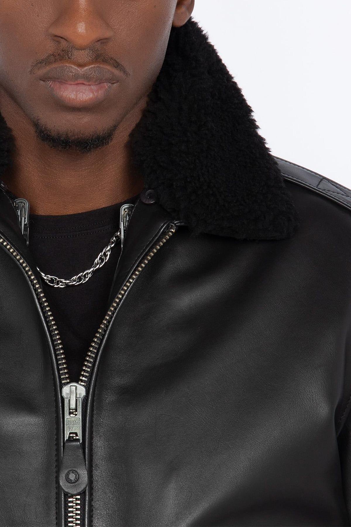 Chaqueta Hombre Schott LCFLYW22 BLACK — vista 13