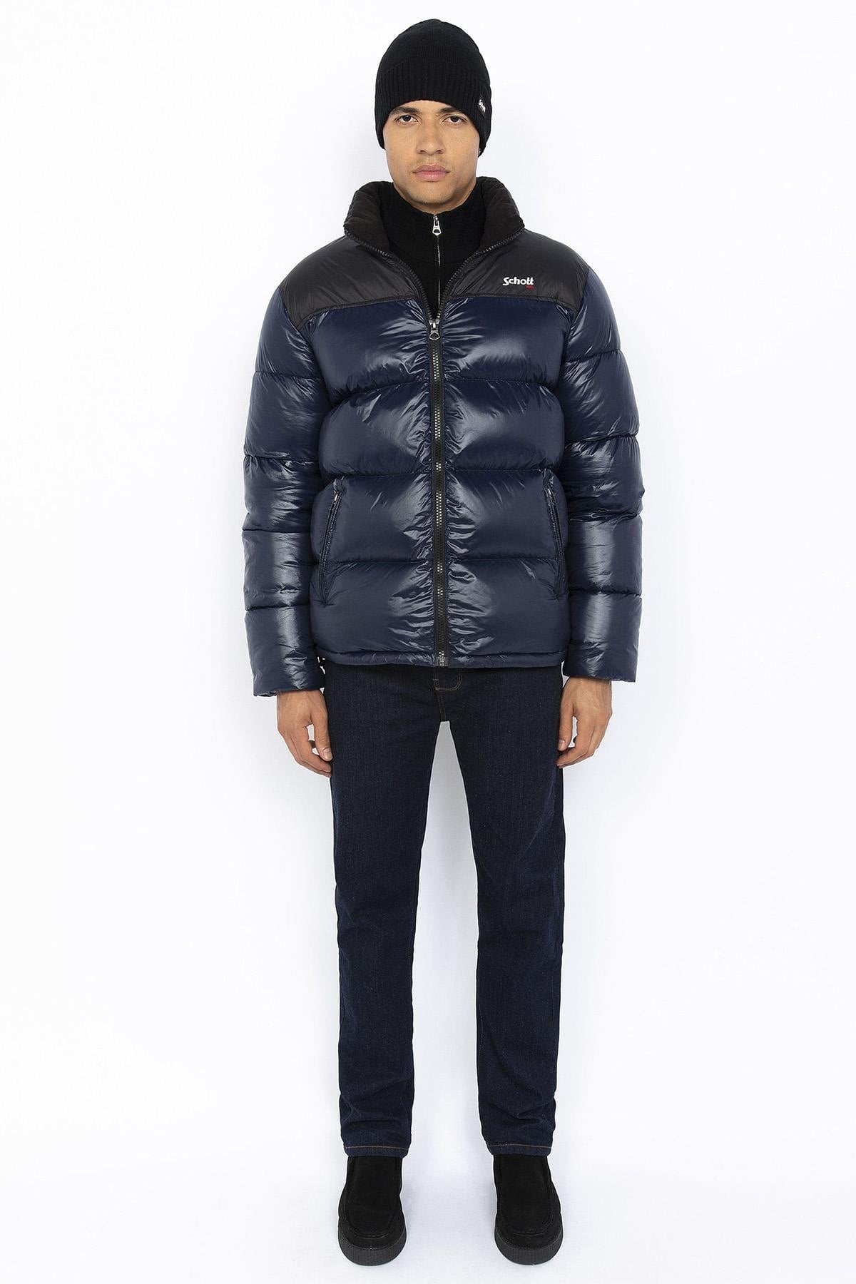 Chaqueta Hombre Schott UNION NAVY — vista 5