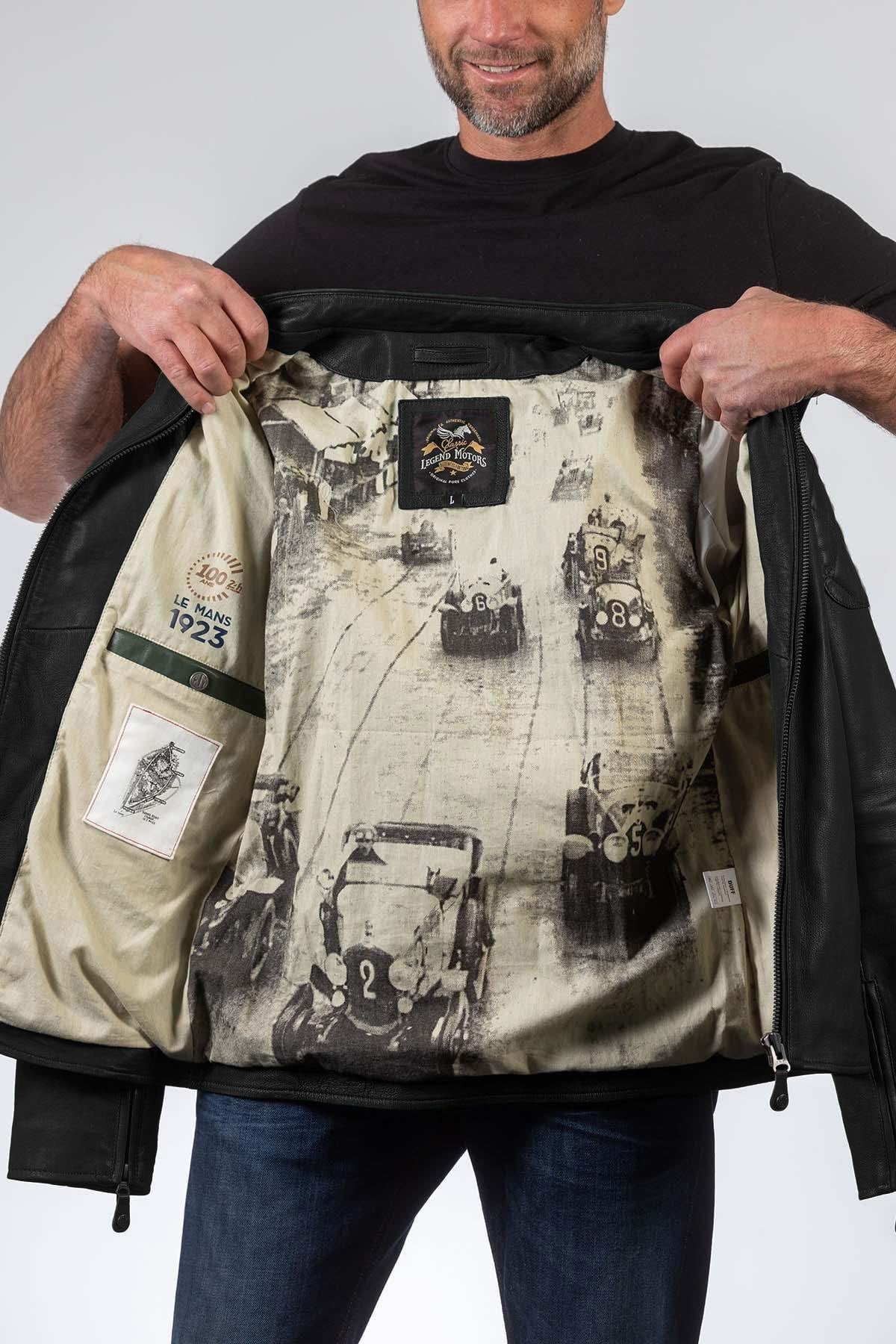 Giacche Uomo 24h Le Mans DUFF SHEEP CROWN BLACK — vista 2