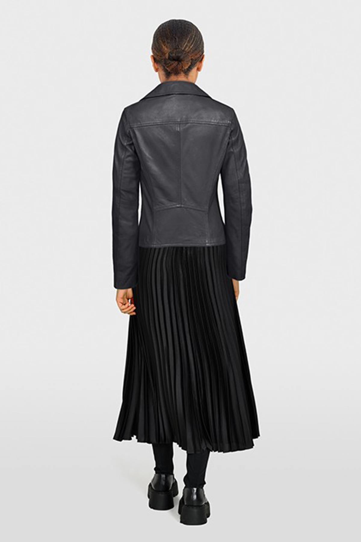 Damen Jacke Oakwood CLUB METAL NOIR 501 — Ansicht 6