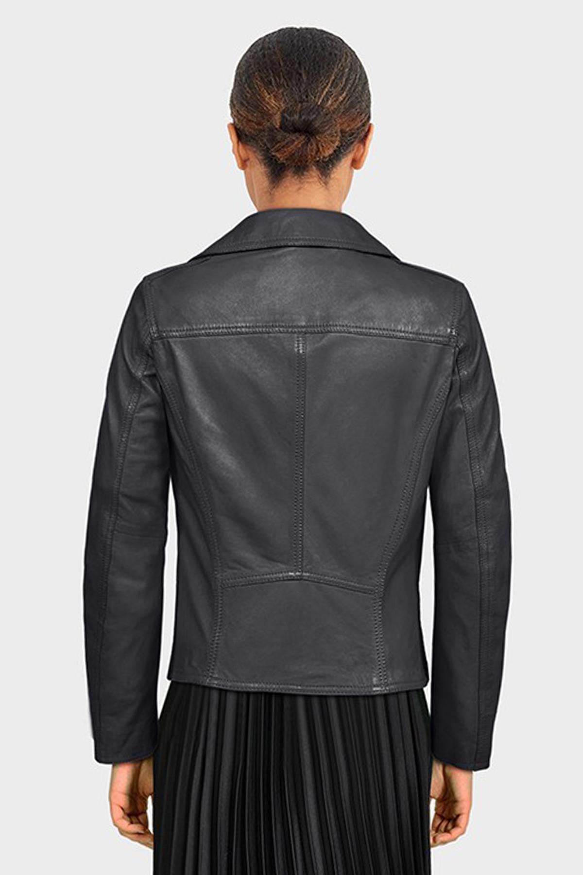 Damen Jacke Oakwood CLUB METAL NOIR 501 — Ansicht 3