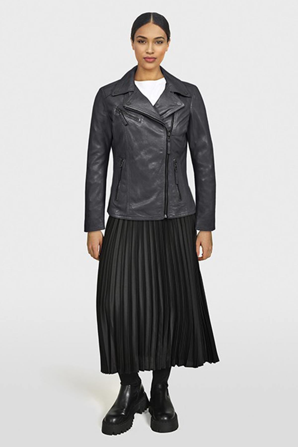 Damen Jacke Oakwood CLUB METAL NOIR 501 — Ansicht 5