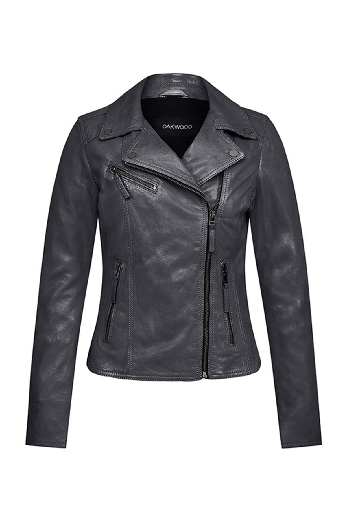 Damen Jacke Oakwood CLUB METAL NOIR 501 — Ansicht 4