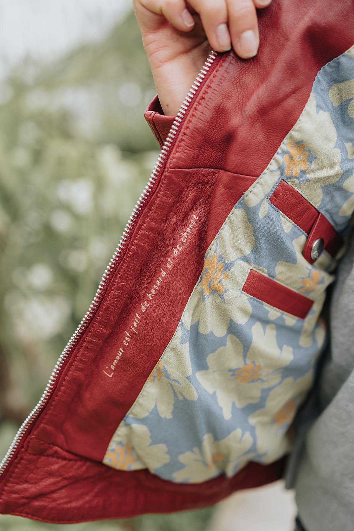 Chaqueta Mujeres Rose Garden JOLYA LAMB VITA RED CHILI — vista 3