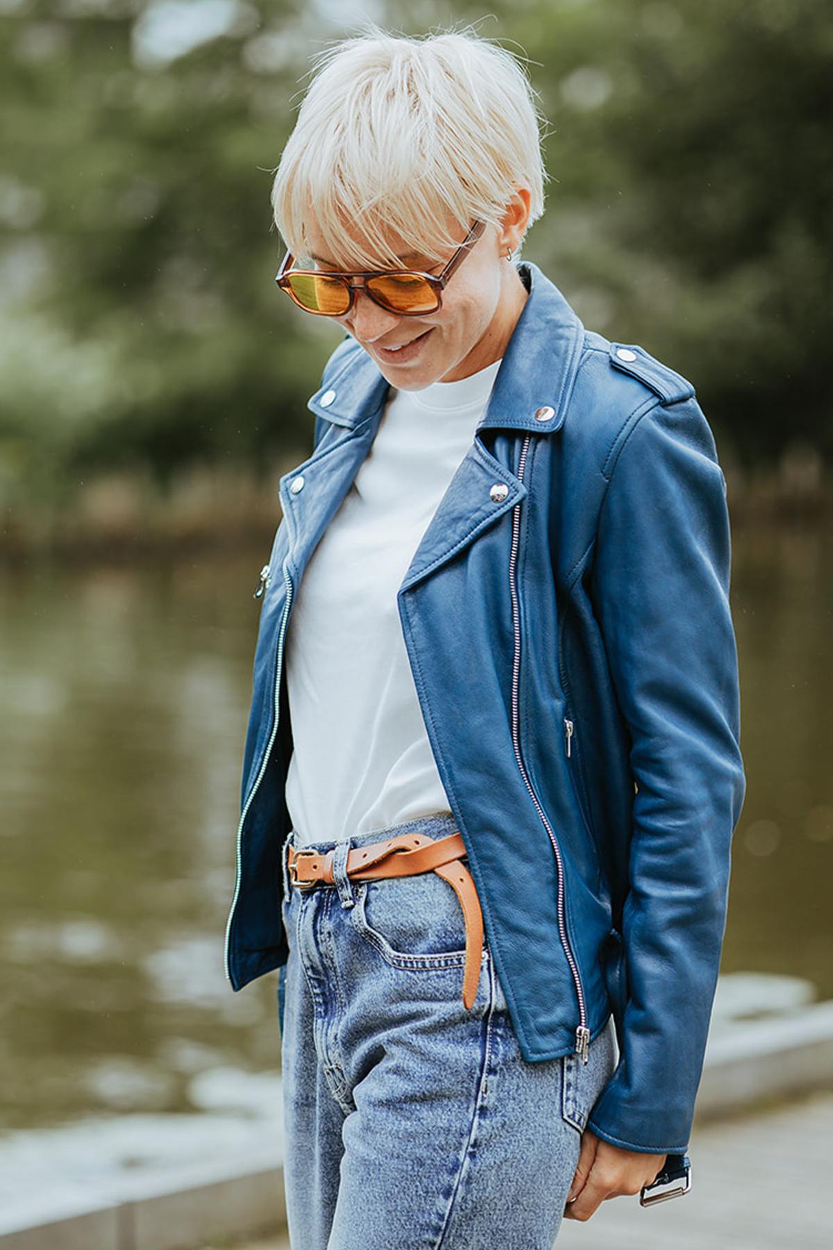 Chaqueta Mujeres Rose Garden PAULA LAMB VITA BLUE WATER — vista 13