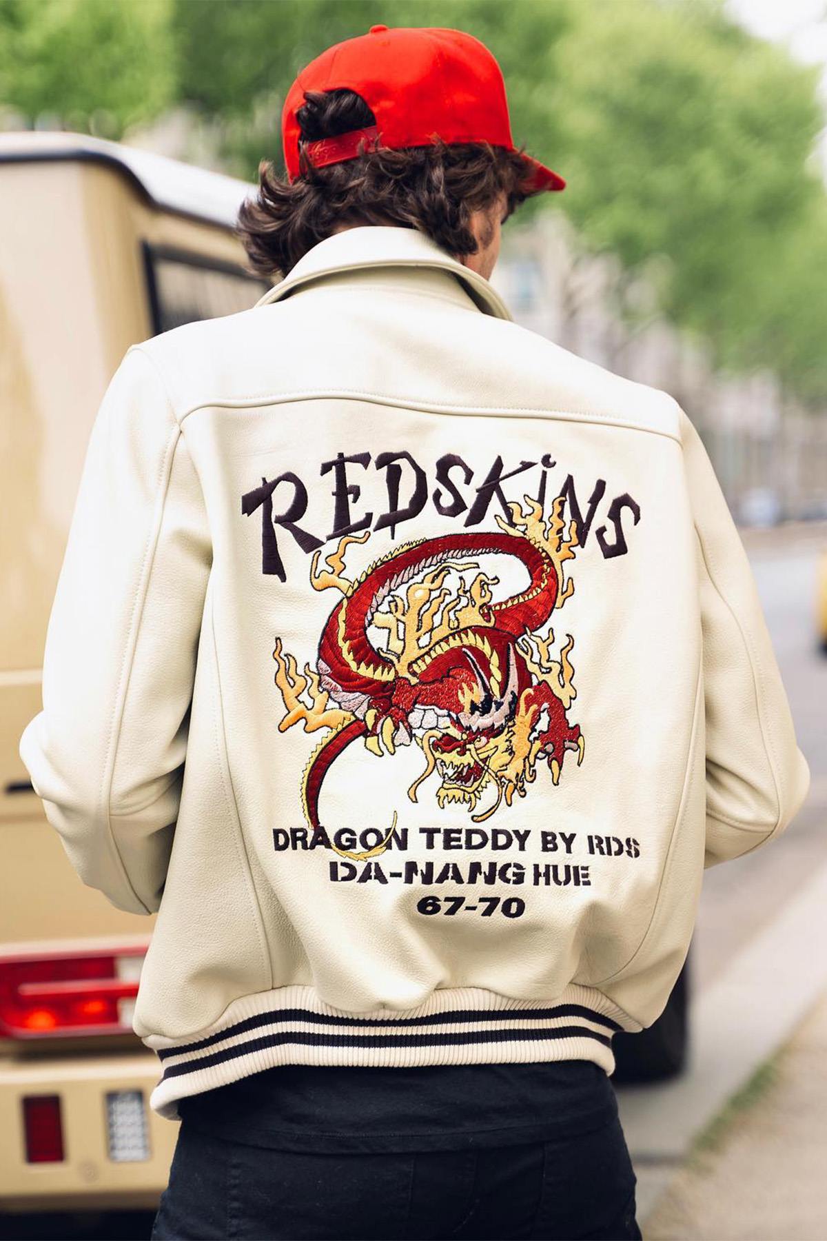 Blouson Homme Redskins DRAGON COHIBA CREAM — vue 1