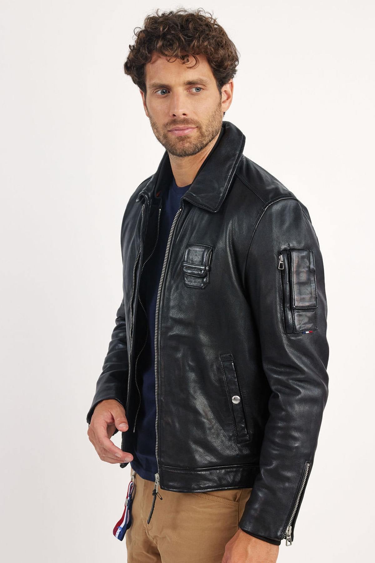 Chaqueta Hombre Patrouille De France JAEGGER ALPHA BLACK — vista 3