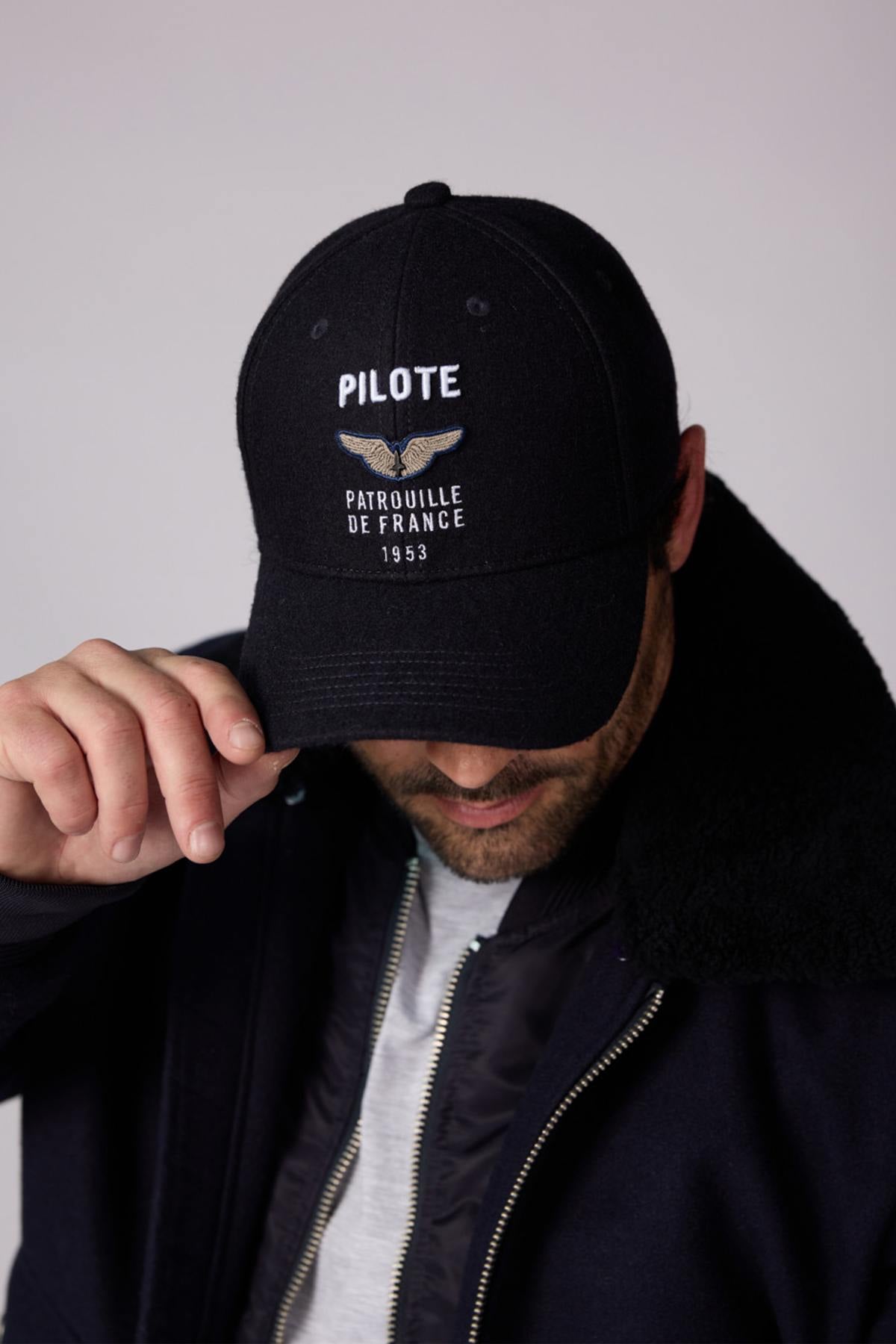 Casquette Homme Patrouille De France STAFF SOLAR DARK NAVY — vue 1