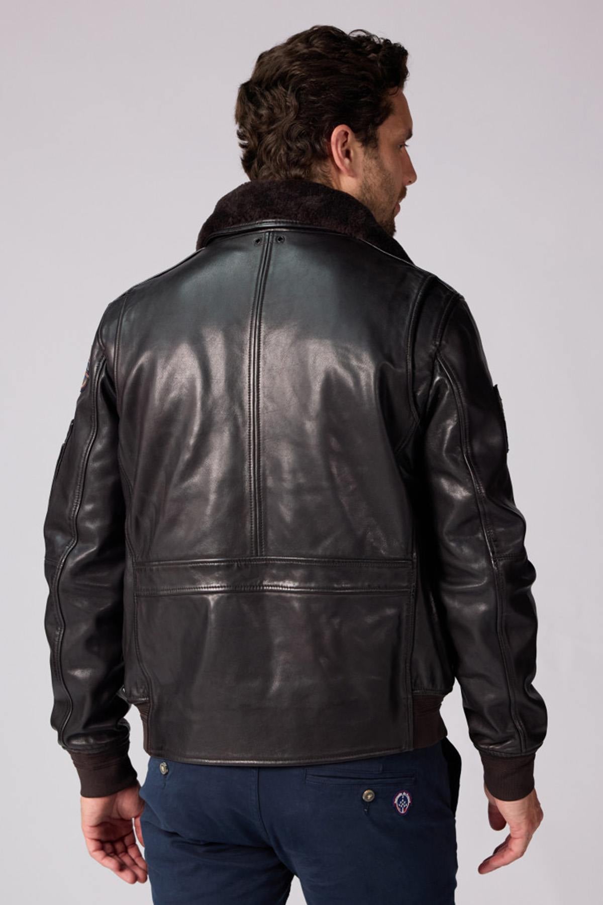 Blouson Homme Patrouille De France RAVEN ALPHA BROWN — vue 2