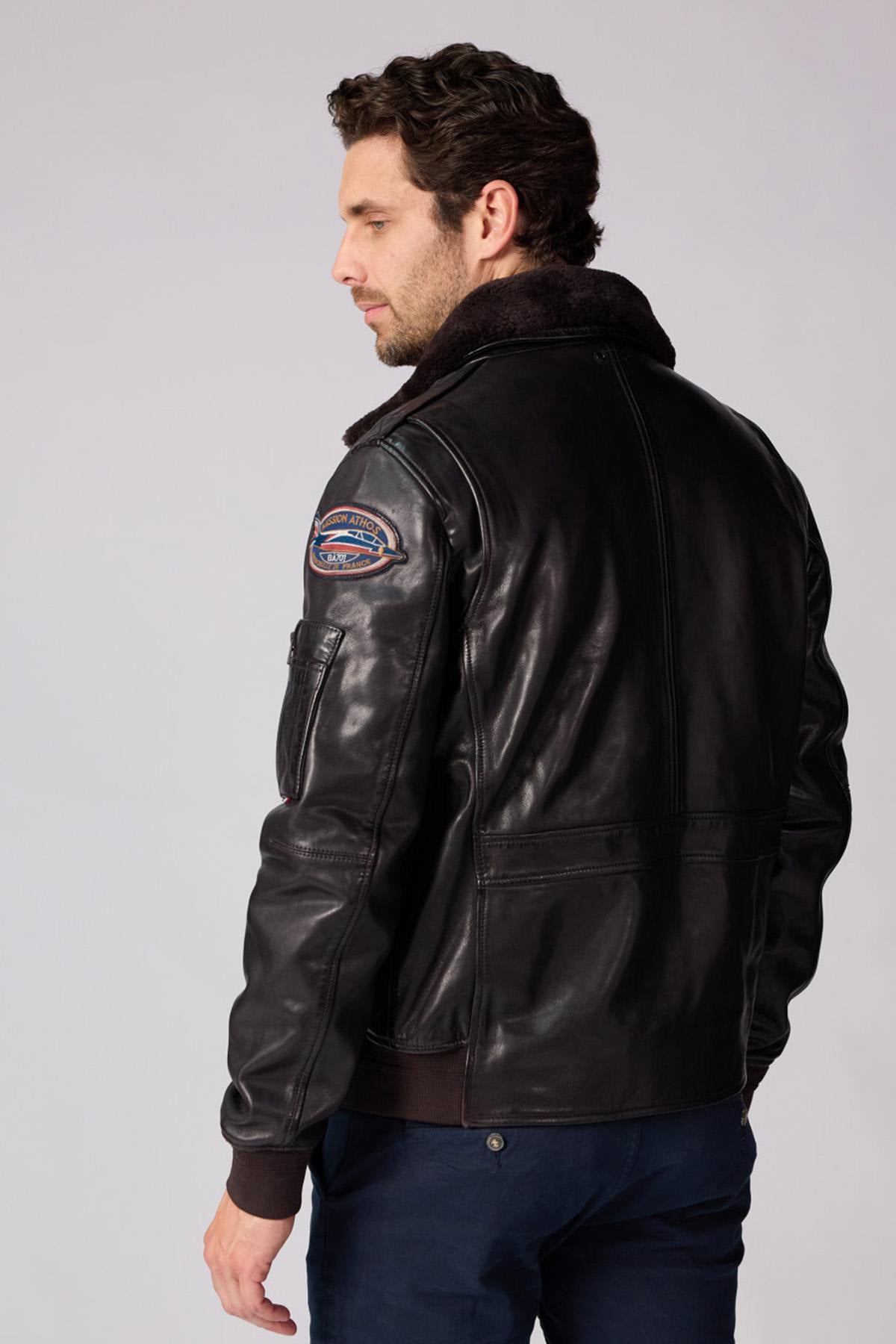 Blouson Homme Patrouille De France RAVEN ALPHA BROWN — vue 7