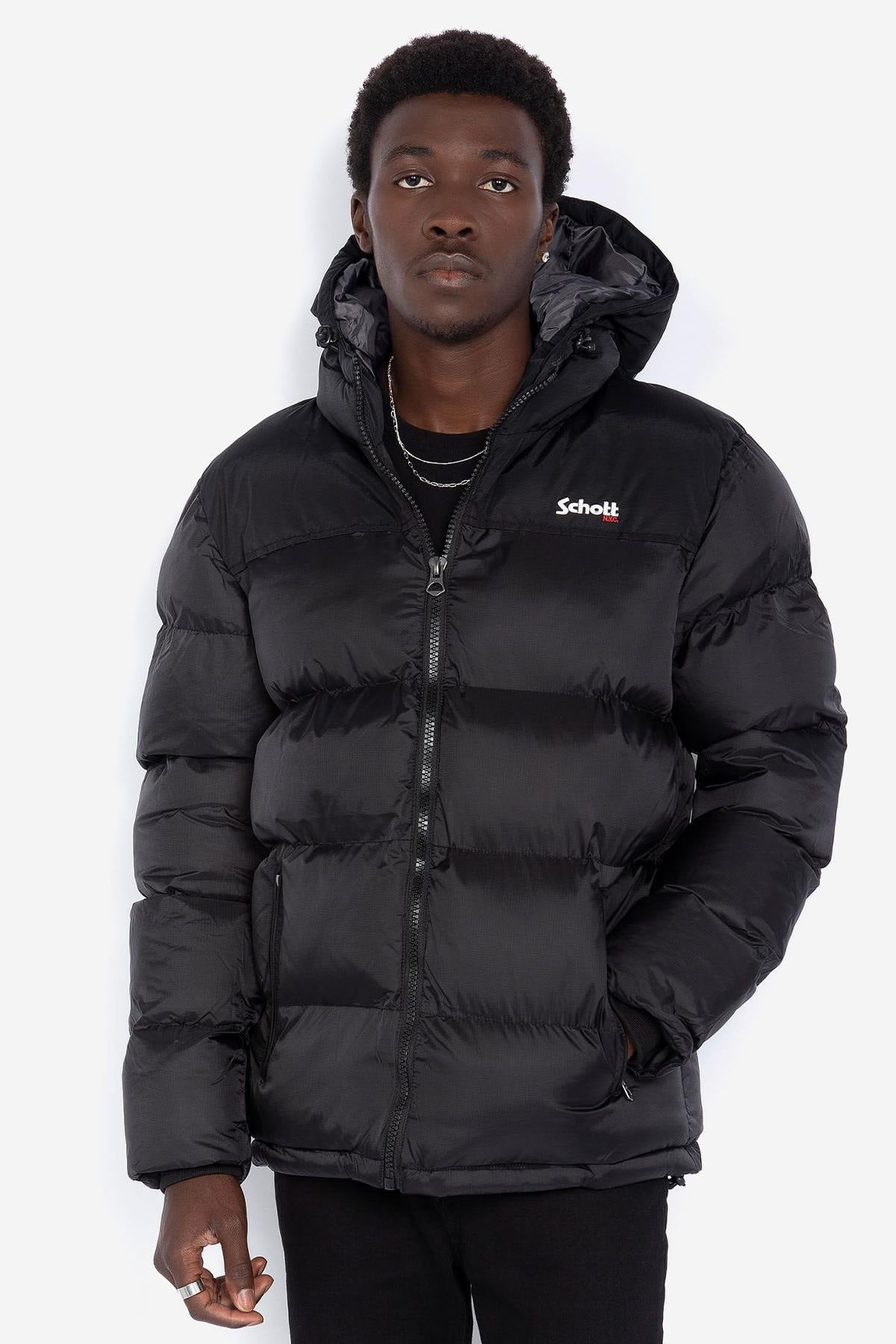 Chaqueta Hombre Schott UTAH2 BLACK — vista 3