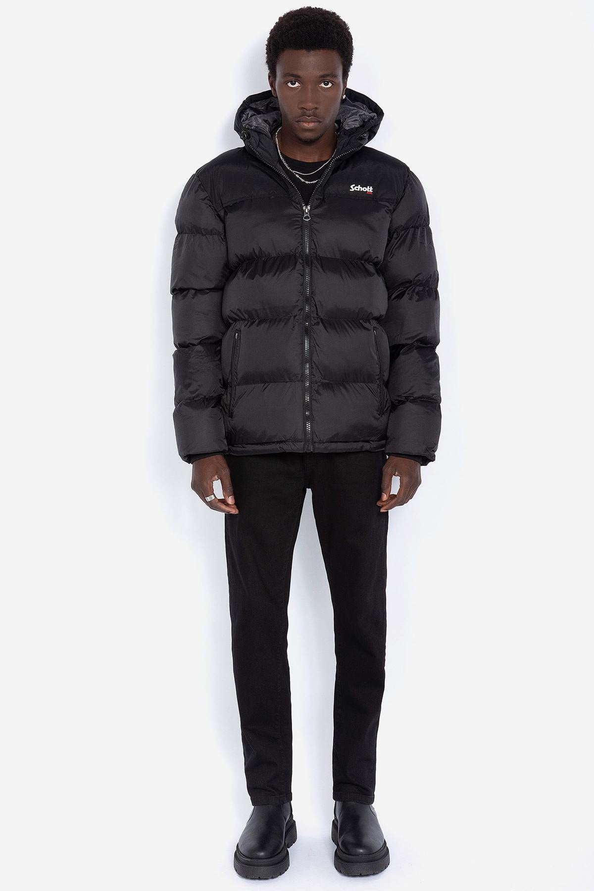 Chaqueta Hombre Schott UTAH2 BLACK — vista 7