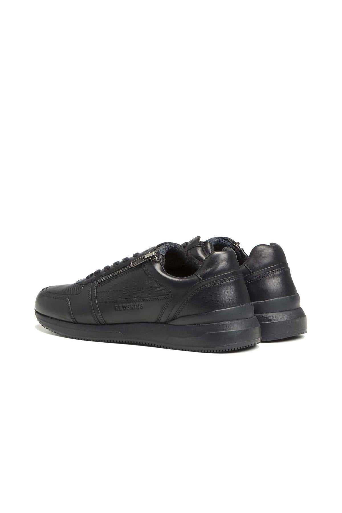 Baskets En Cuir Homme Redskins CALLIAS NOIR — vue 2