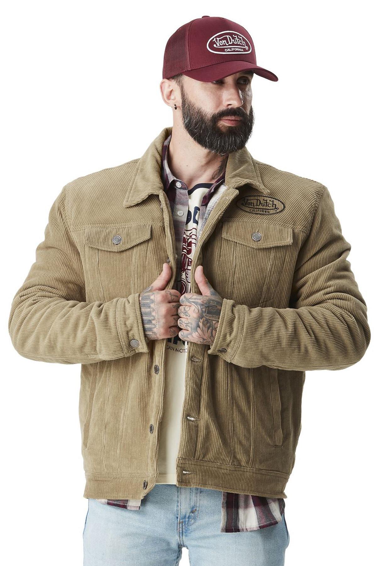 Herren Jacke Von Dutch JACKET VELVET MU — Ansicht 1