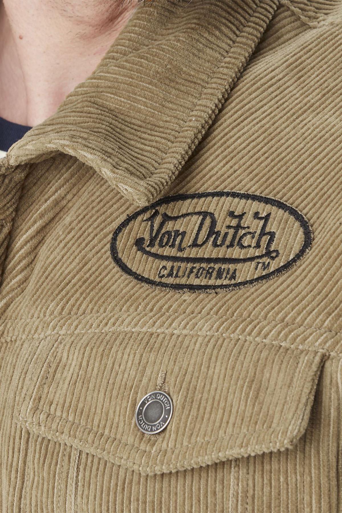 Herren Jacke Von Dutch JACKET VELVET MU — Ansicht 3