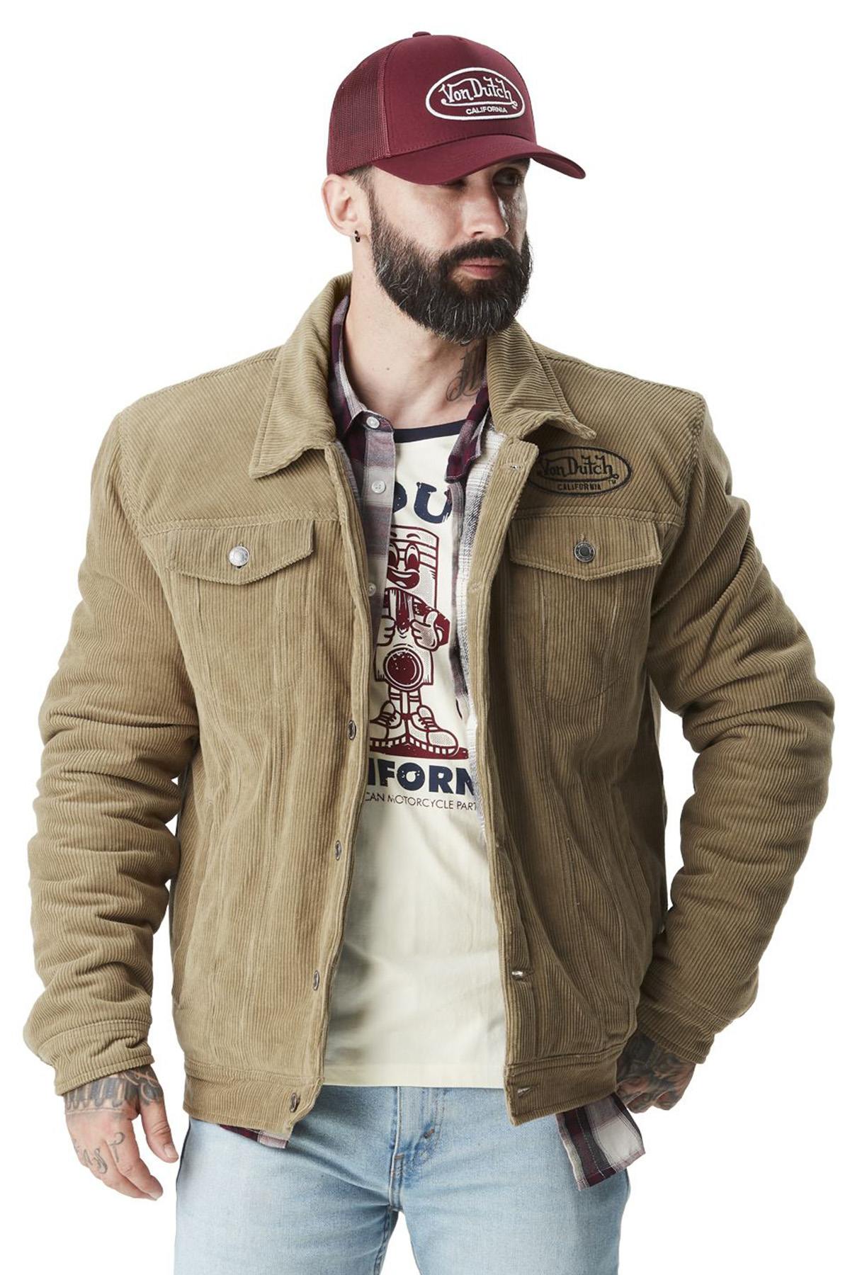 Herren Jacke Von Dutch JACKET VELVET MU — Ansicht 4