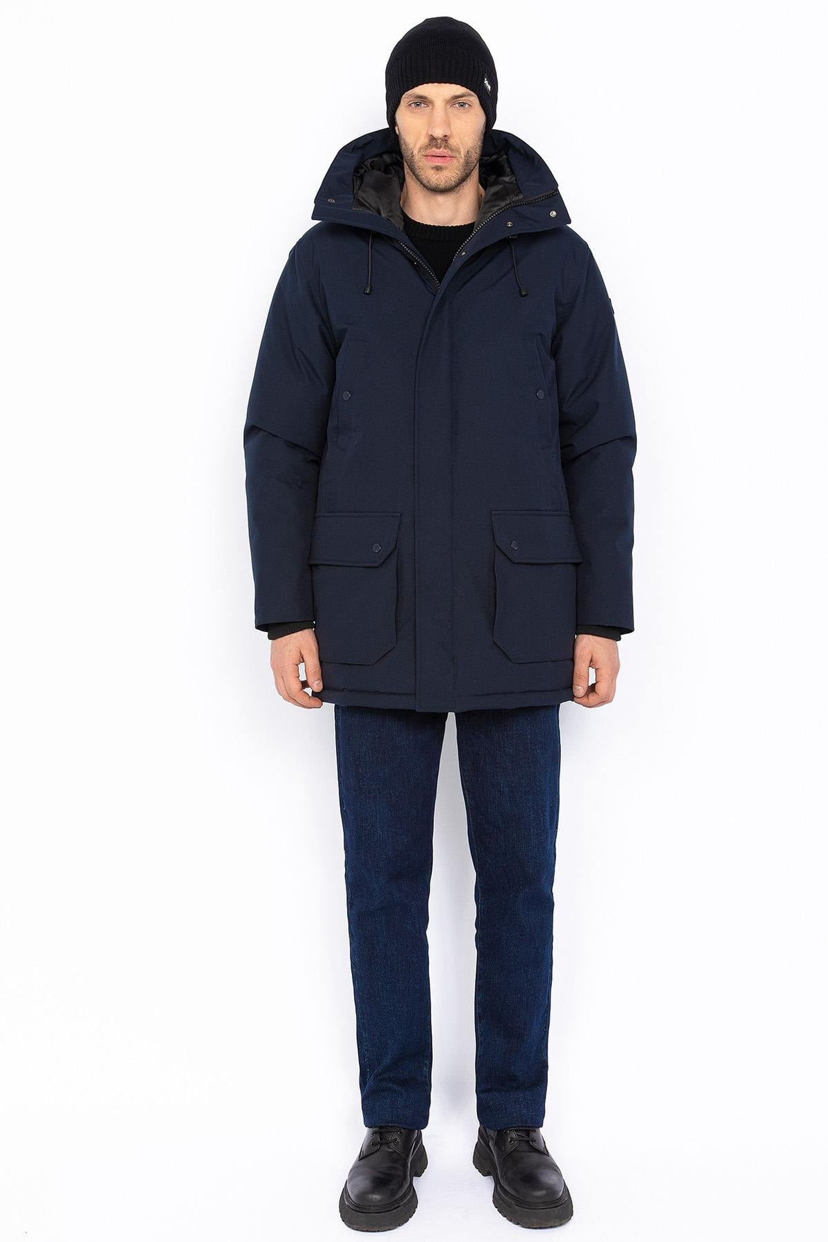 Herren Mantel Schott ELDER NAVY — Ansicht 3