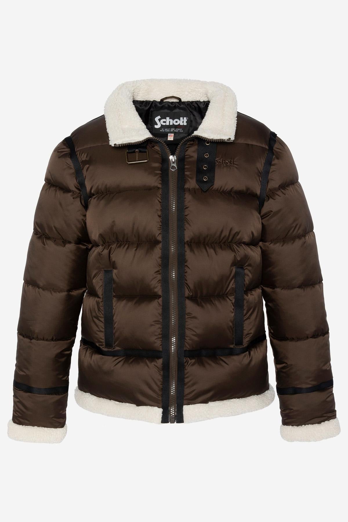 Blouson Homme Schott IDAK BROWN — vue 5