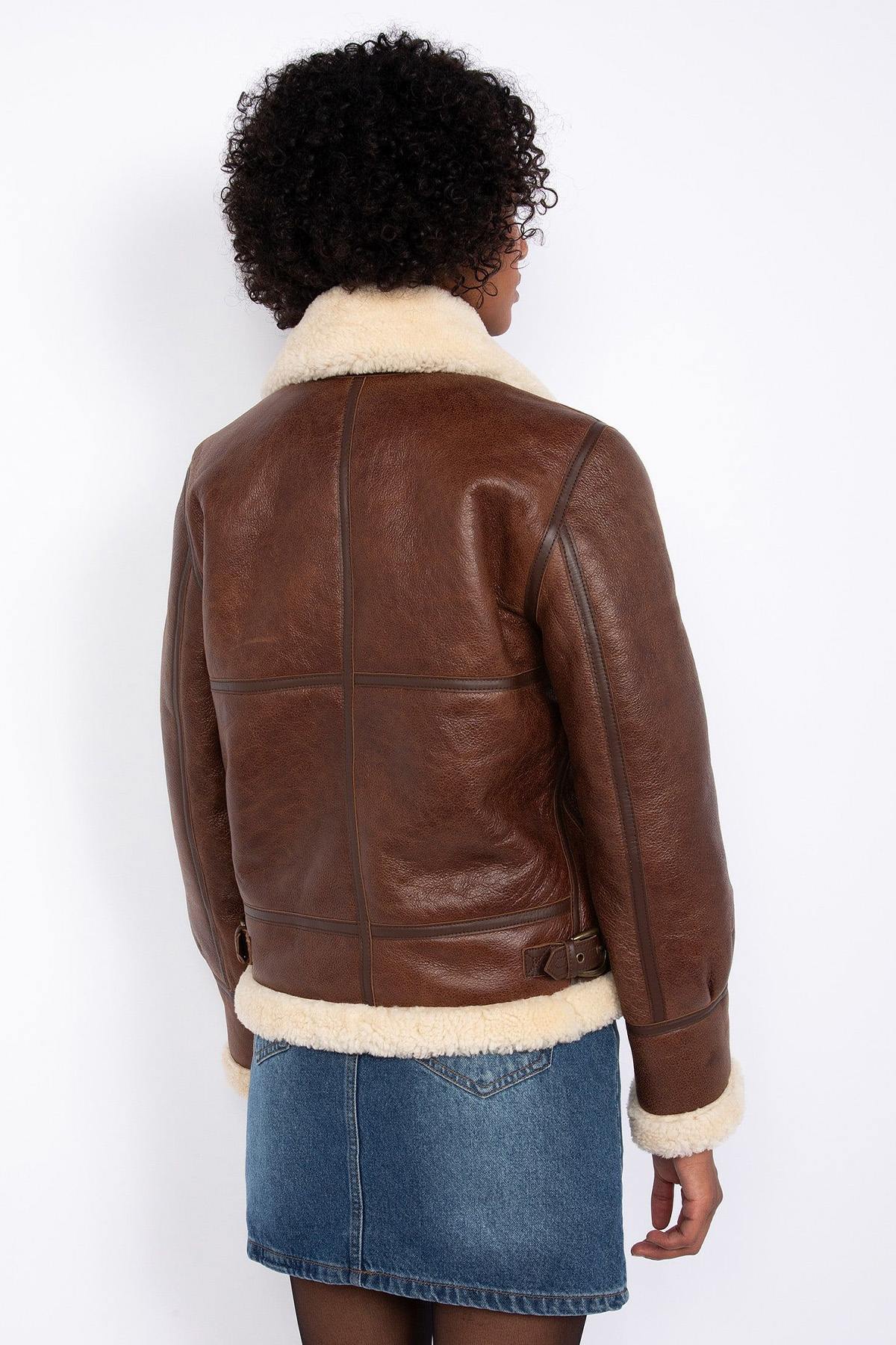 Damen Jacke Schott LCW1257 MOKA — Ansicht 4