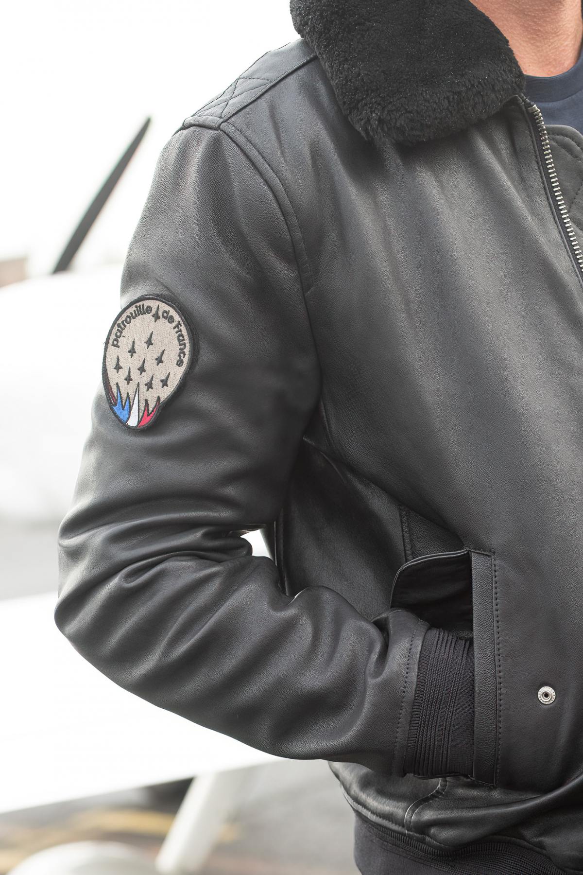 Giacche Uomo Patrouille De France OFFICIAL 70 ALPHA DARK NAVY — vista 9