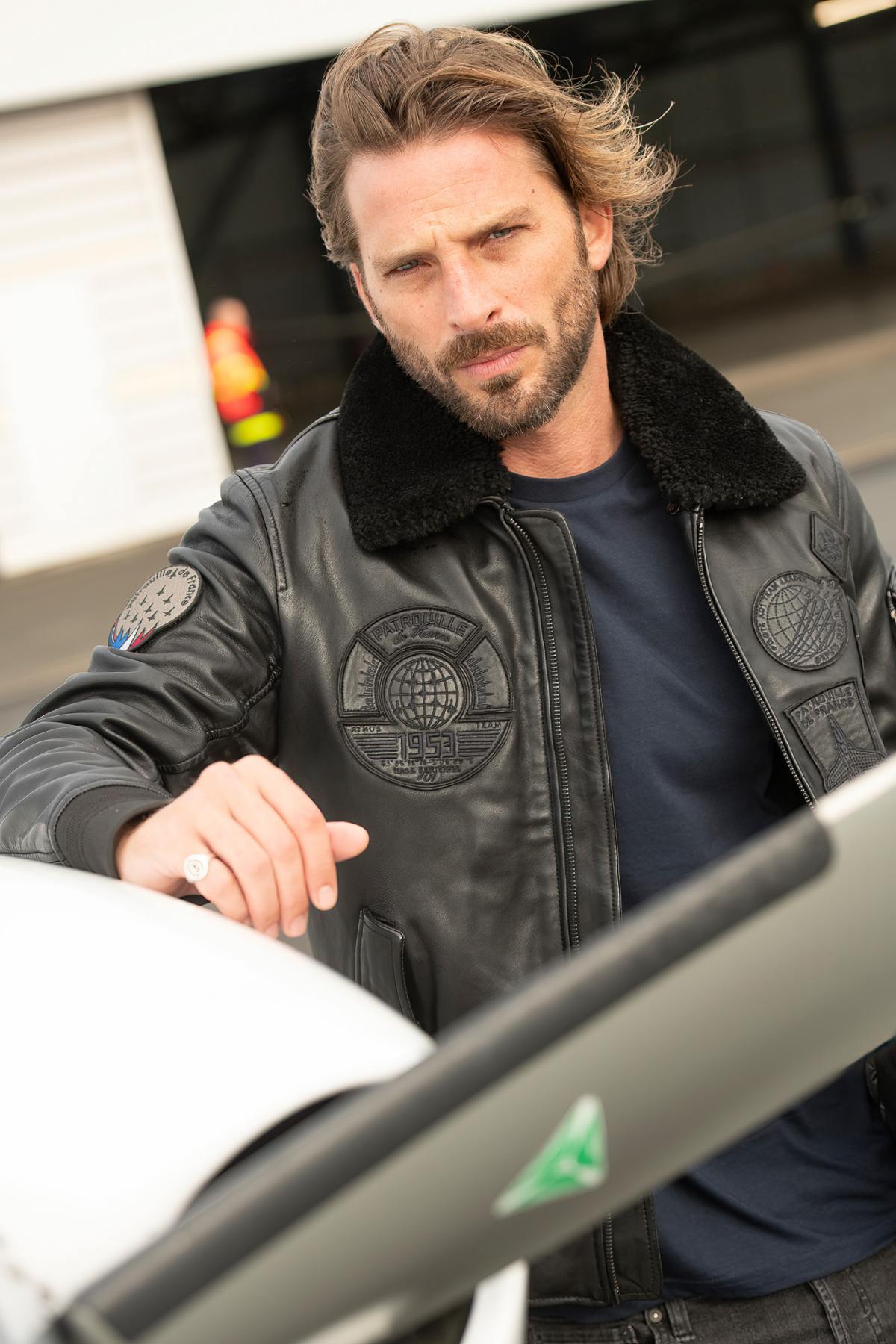 Chaqueta Hombre Patrouille De France LEGION ALPHA BLACK — vista 9
